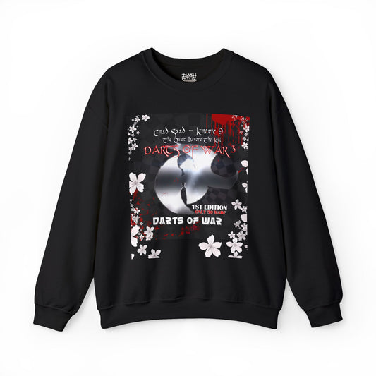 Darts of War Crewneck Sweatshirt Floral Graphic