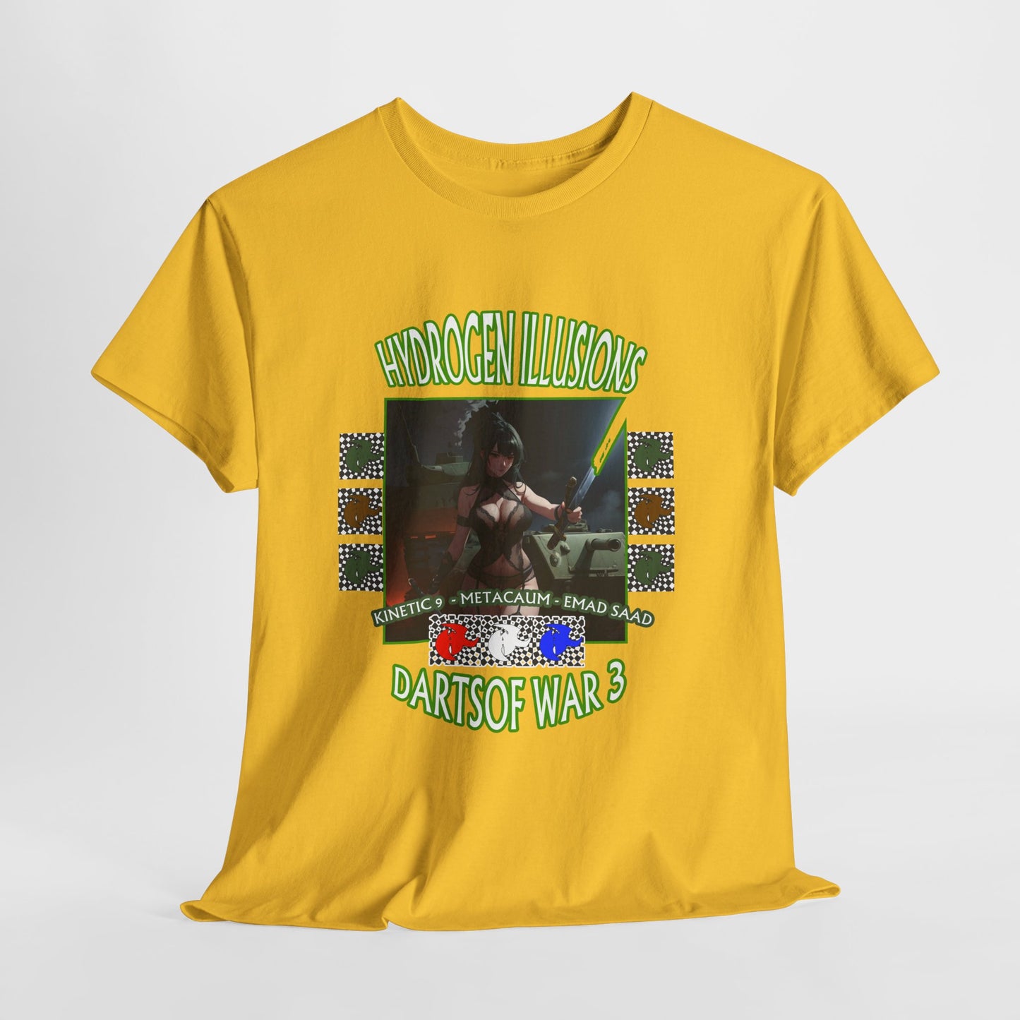 Hydrogen Illusions Unisex Heavy Cotton Tee - Choose any color