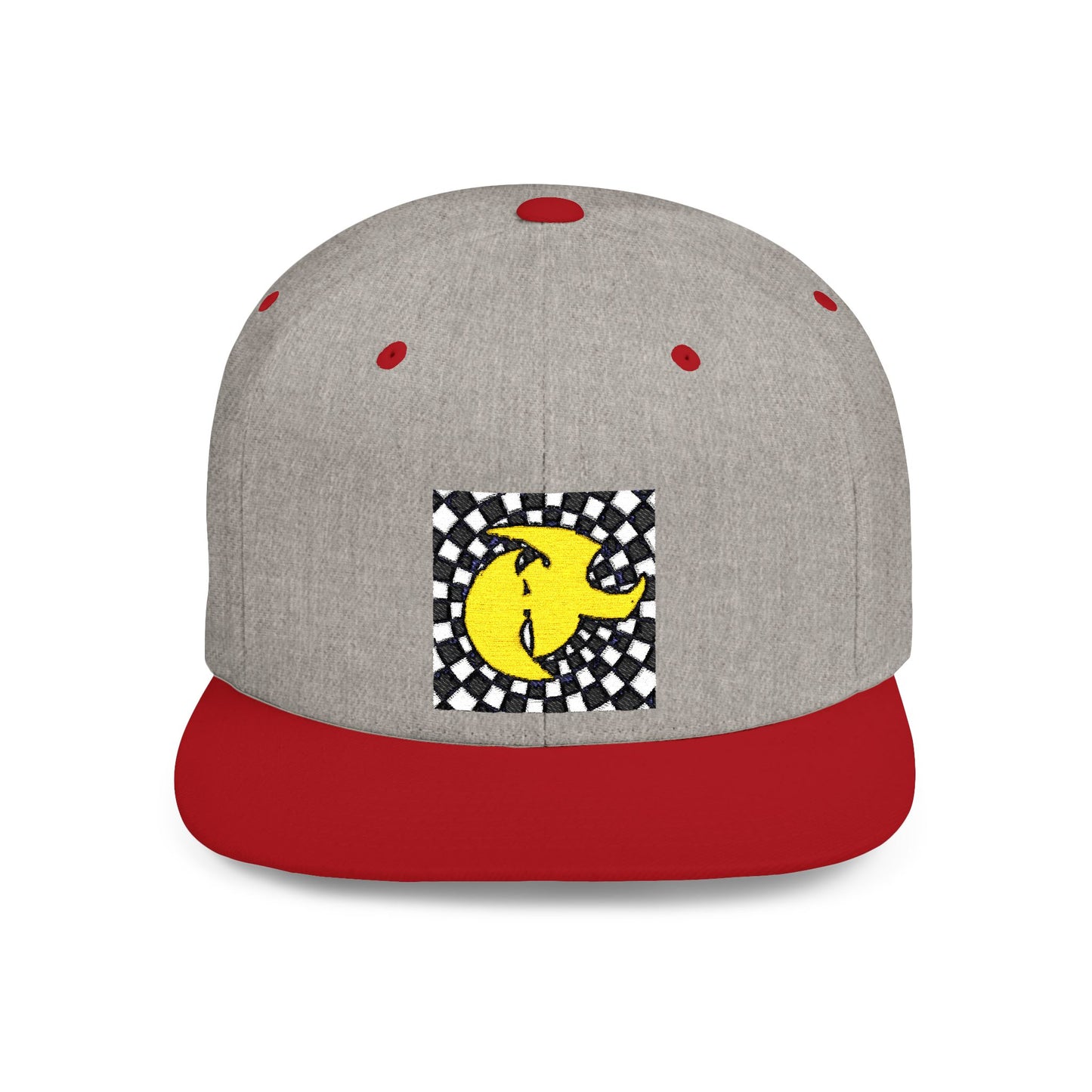 HK Logo Flat Bill Snapback Hat
