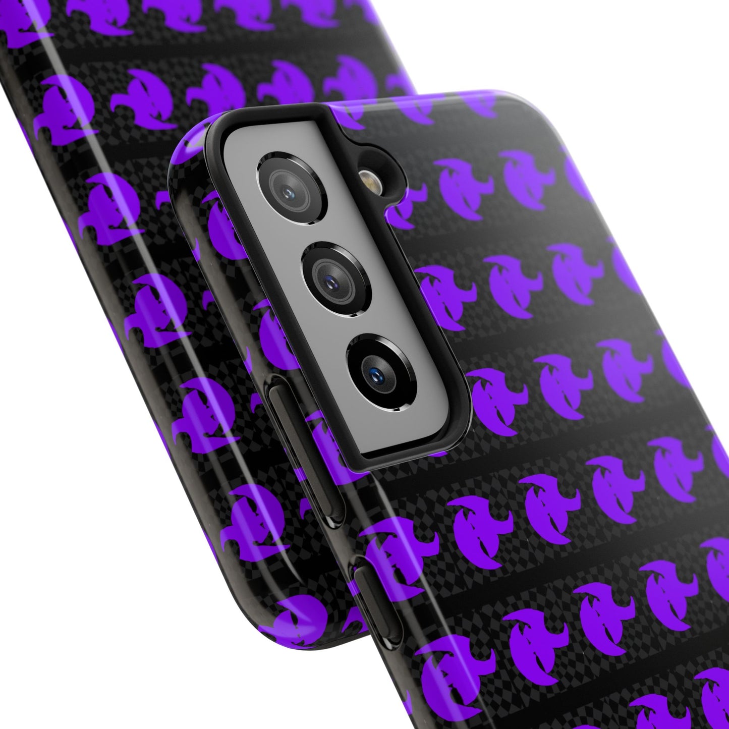 HK Logo Bold Purple Graphic Tough Phone Cases - Durable Protection for Every Style