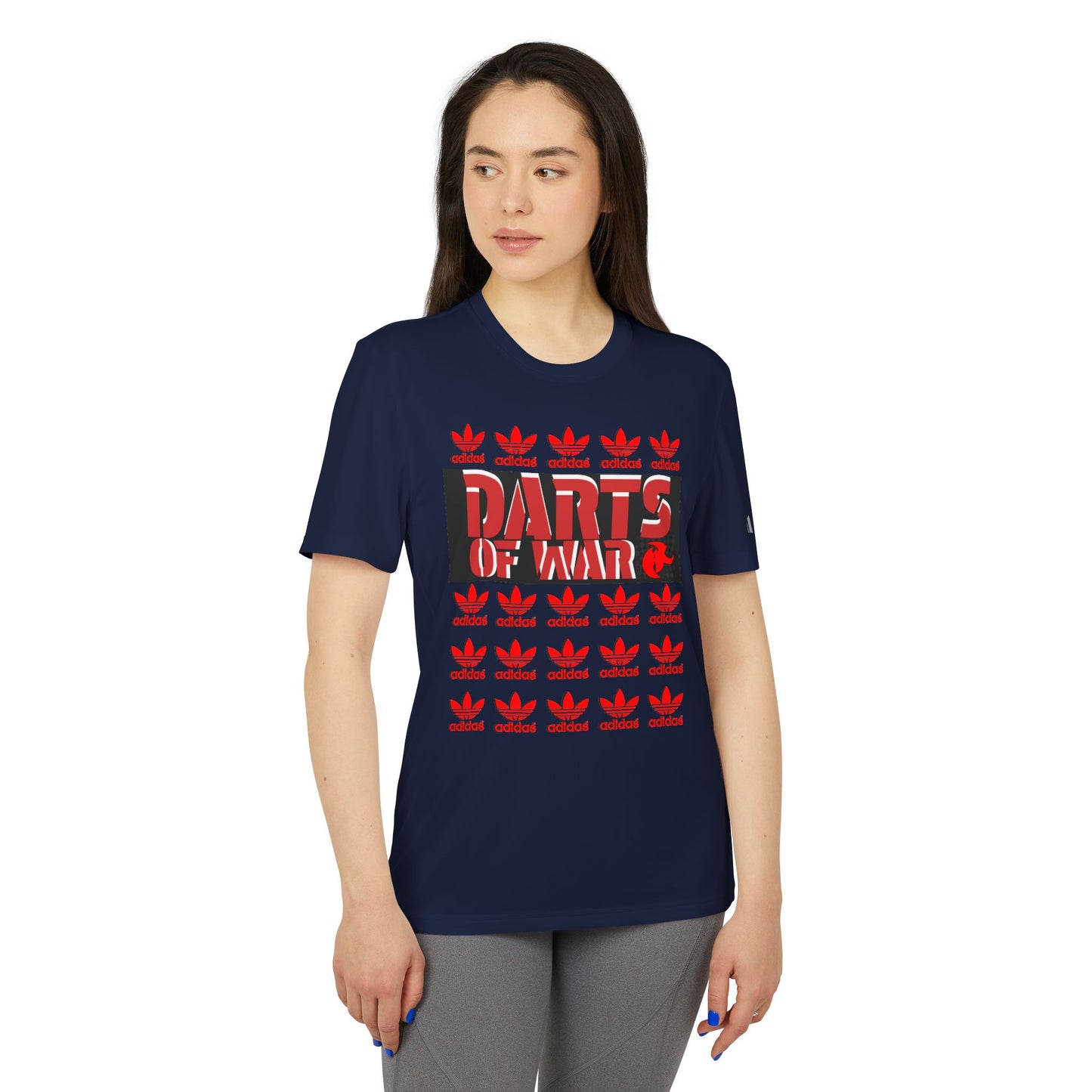 Adidas Darts of War Tee Shirt , Casual Style, Streetwear
