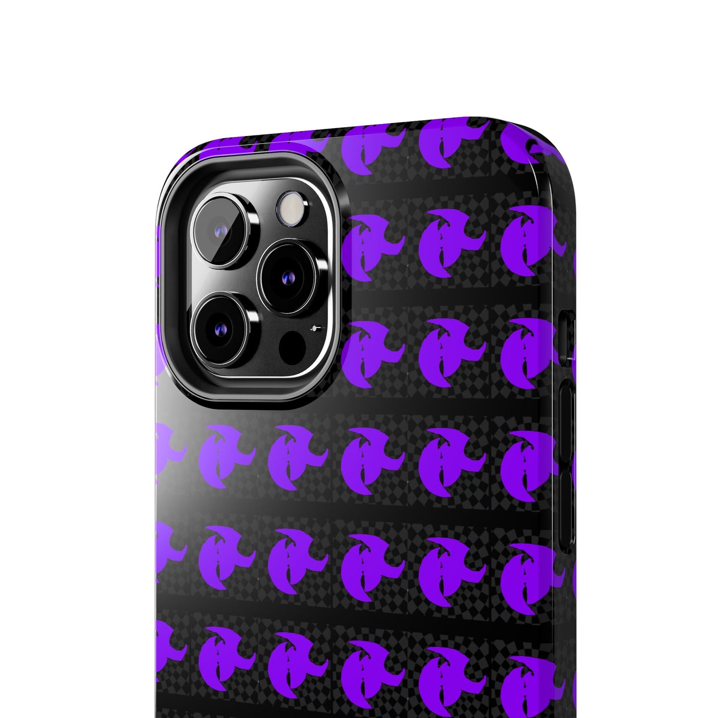 HK Logo Bold Purple Graphic Tough Phone Cases - Durable Protection for Every Style