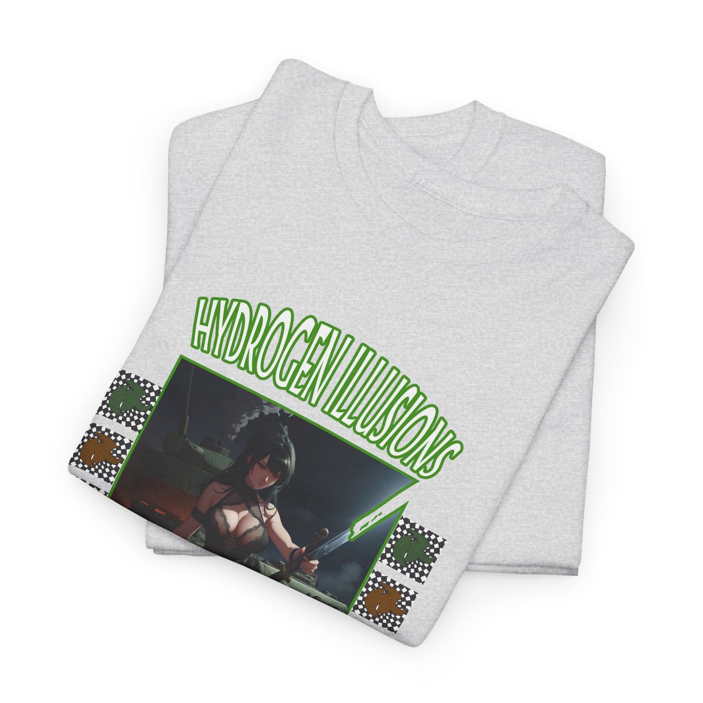 Hydrogen Illusions Unisex Heavy Cotton Tee - Choose any color