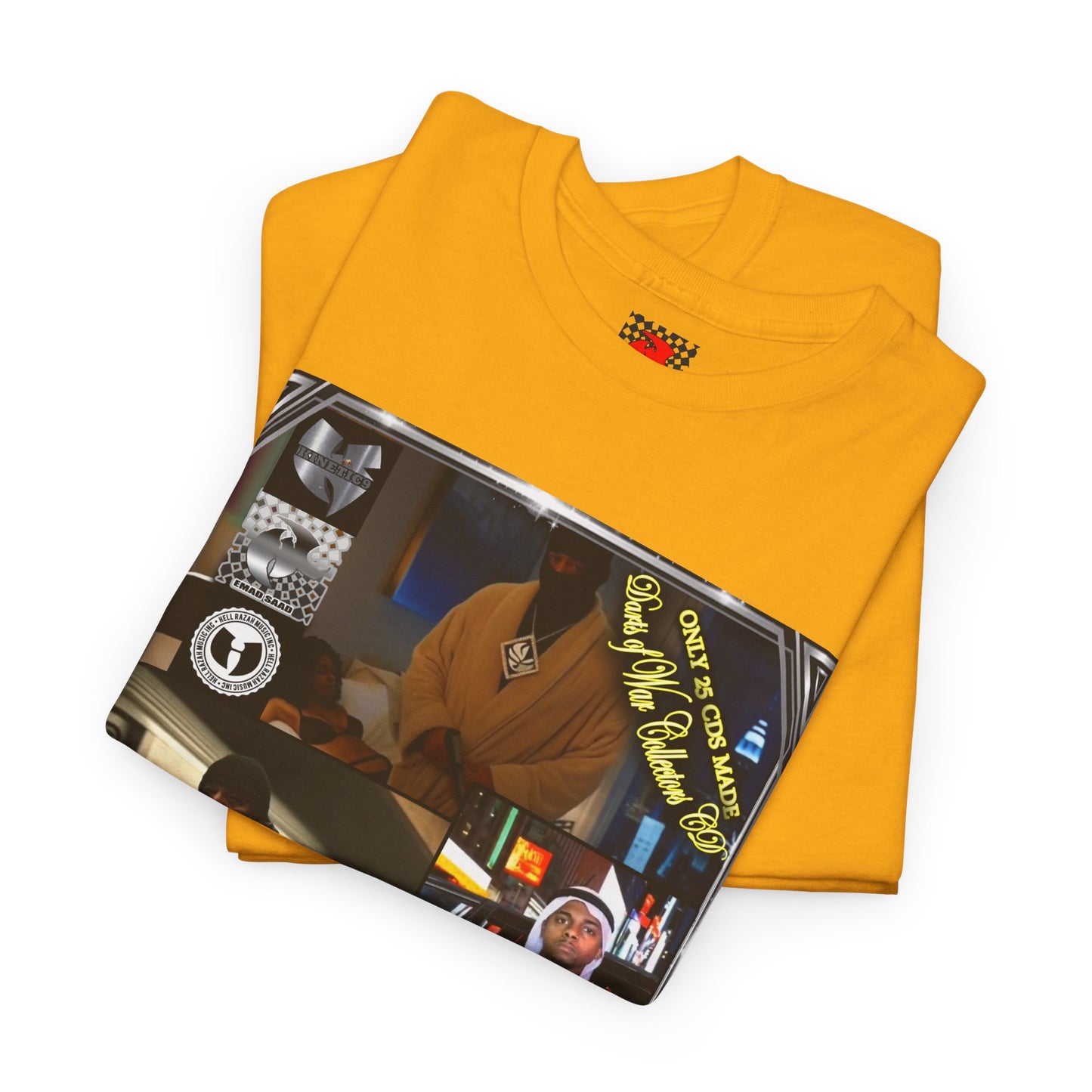 Swiss Cheese Darts of War 3 , Unisex Cotton T-Shirt, Hell Razah , Kinetic 9