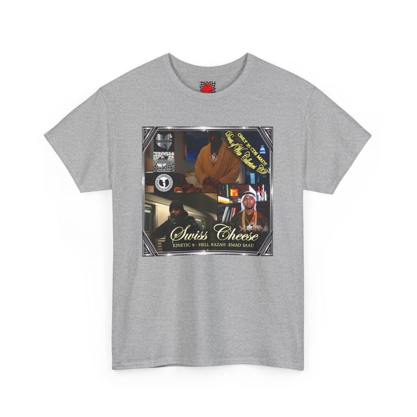 Swiss Cheese Darts of War 3 , Unisex Cotton T-Shirt, Hell Razah , Kinetic 9