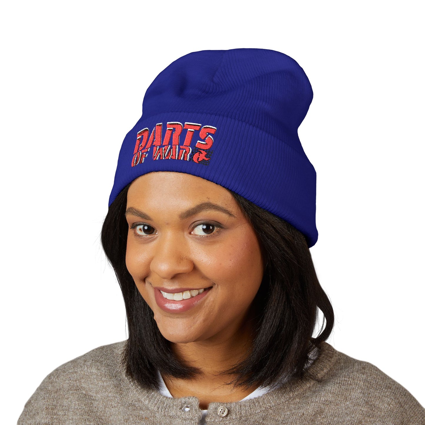 Darts of War Embroidered Cuffed Beanie
