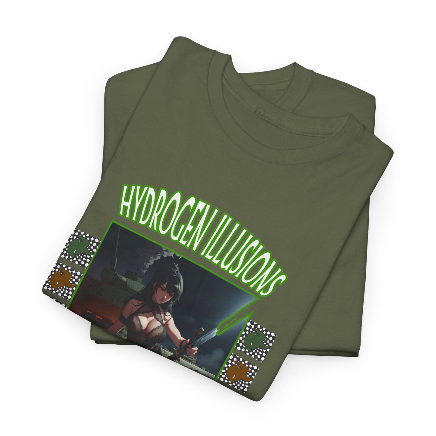 Hydrogen Illusions Unisex Heavy Cotton Tee - Choose any color