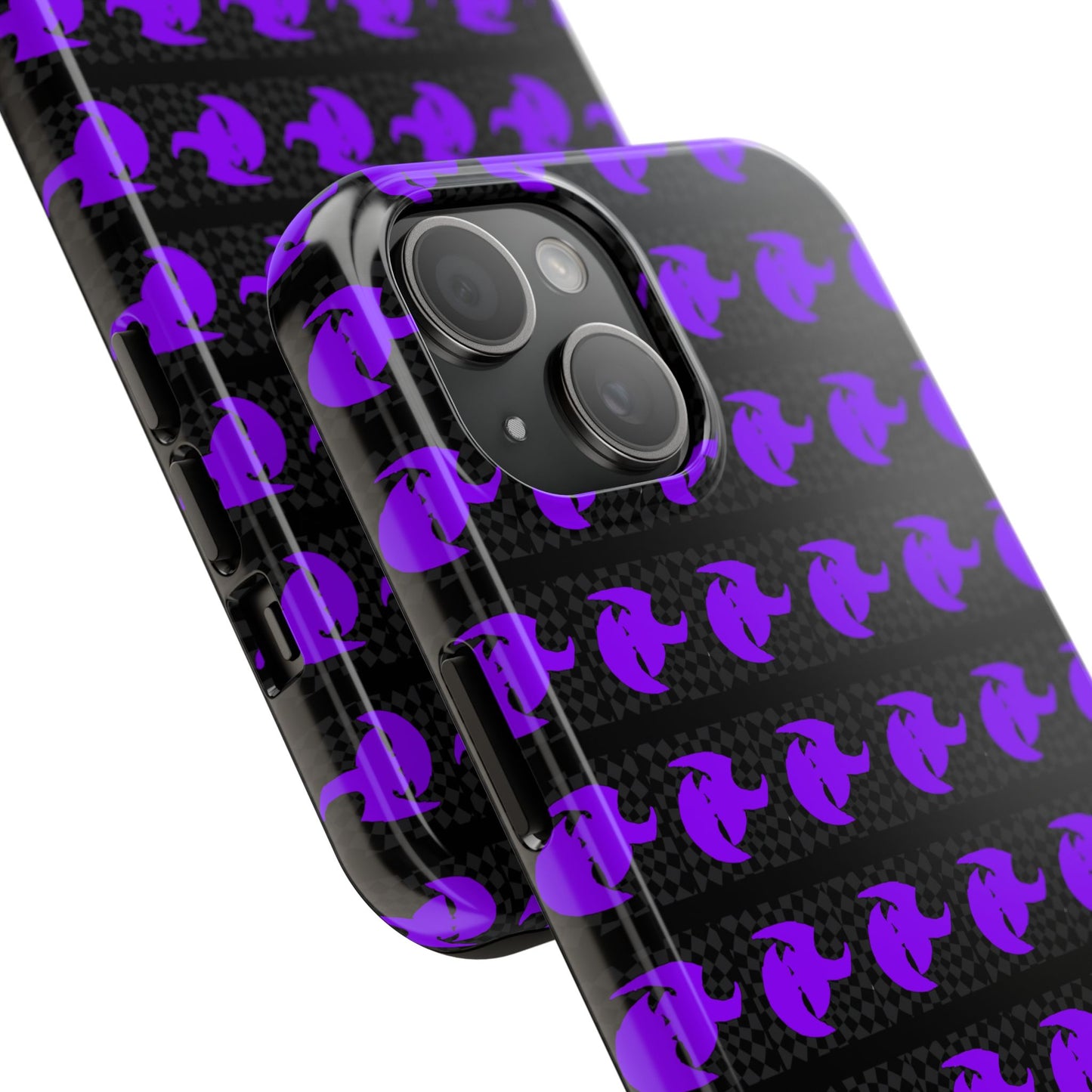 HK Logo Bold Purple Graphic Tough Phone Cases - Durable Protection for Every Style