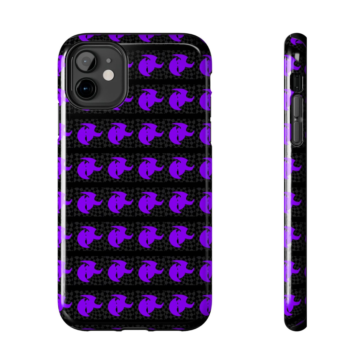HK Logo Bold Purple Graphic Tough Phone Cases - Durable Protection for Every Style