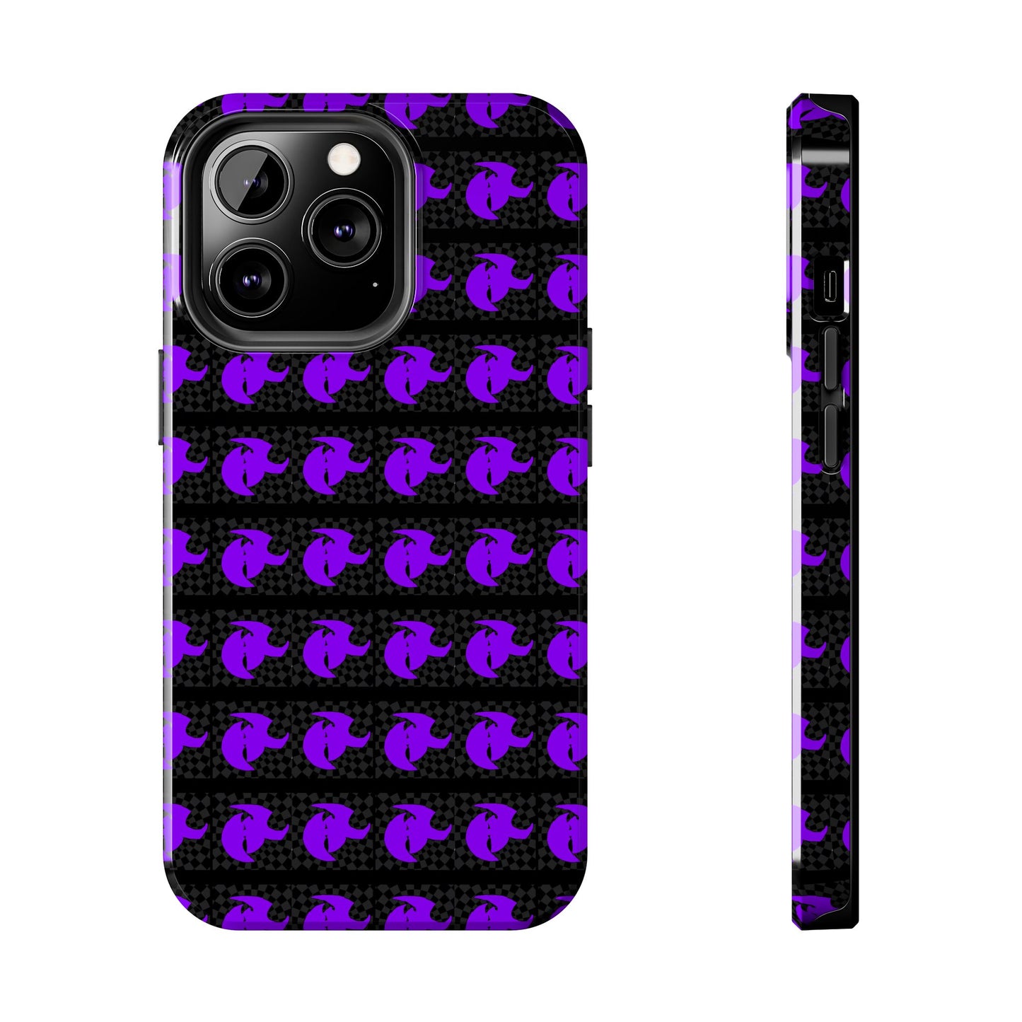 HK Logo Bold Purple Graphic Tough Phone Cases - Durable Protection for Every Style