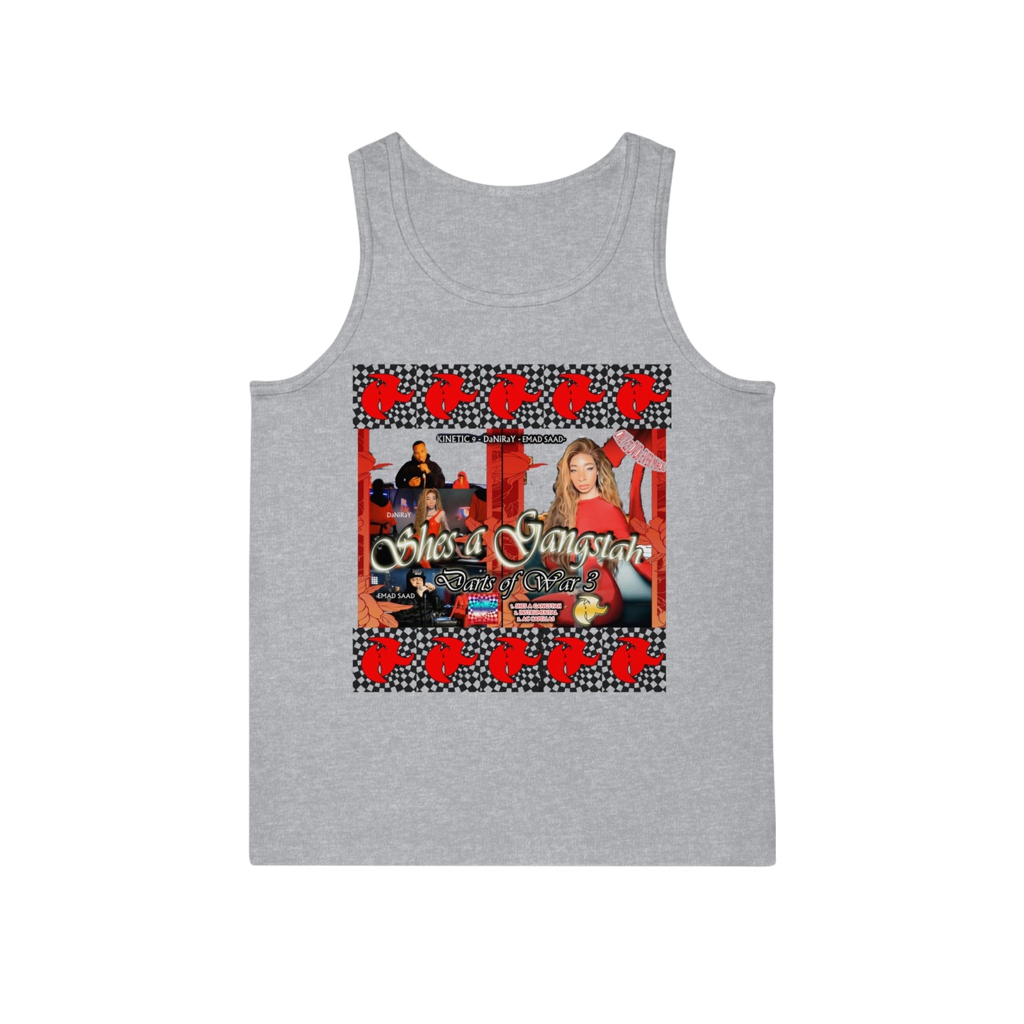 Shes a Gangster Tank Top | Unisex Fashion, Summer Wear, Party Vibe, Festival Outfit, Casual Streetwear