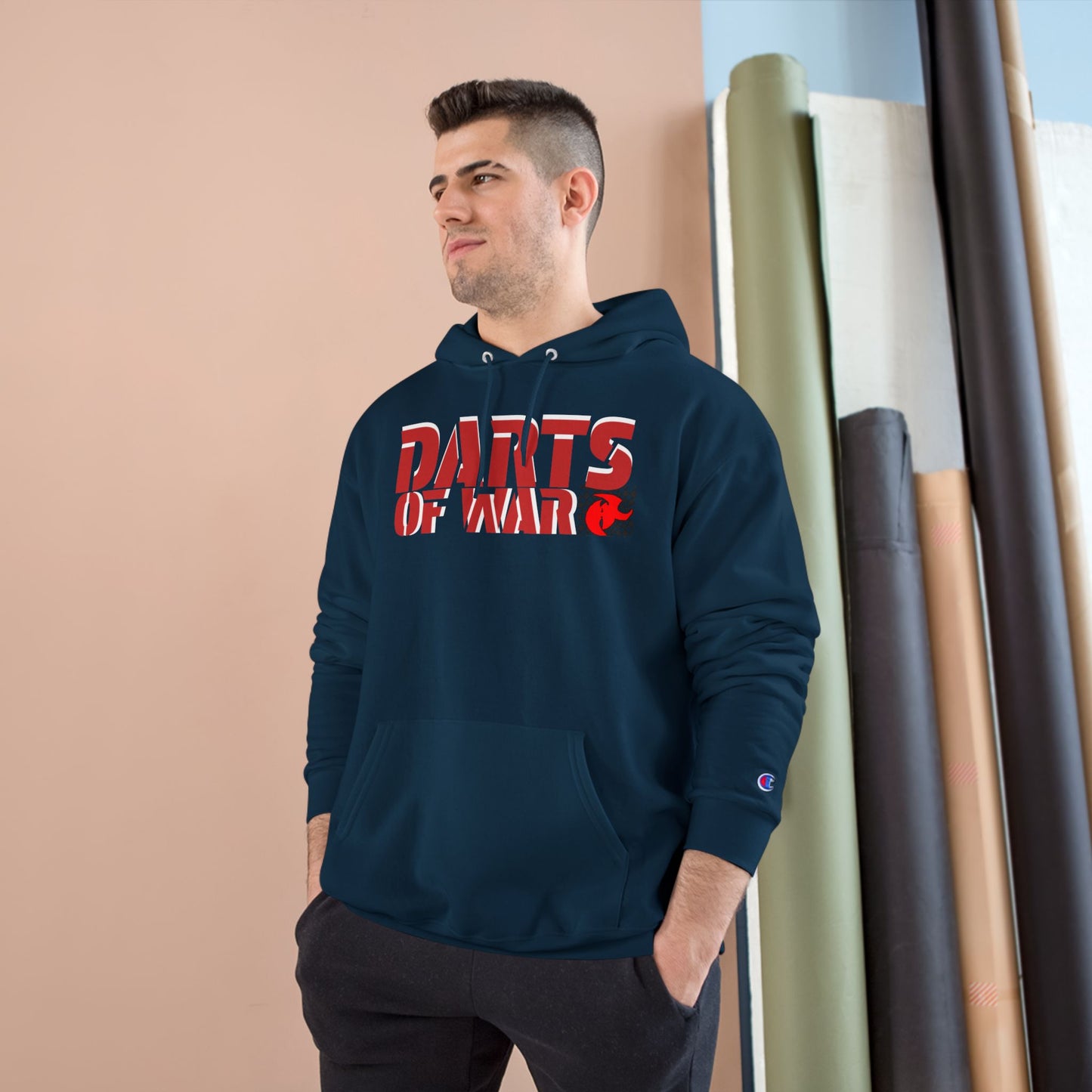 Champion Darts of War Hoodie - Cozy Champion Sweatshirt for Game Night, Dart Lovers, Casual Wear, Gift for Him, Sports Apparel
