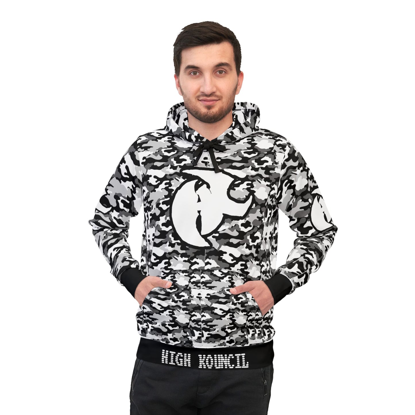 High Kouncil Camo Athletic Hoodie - Stylish Activewear for Sports Enthusiasts