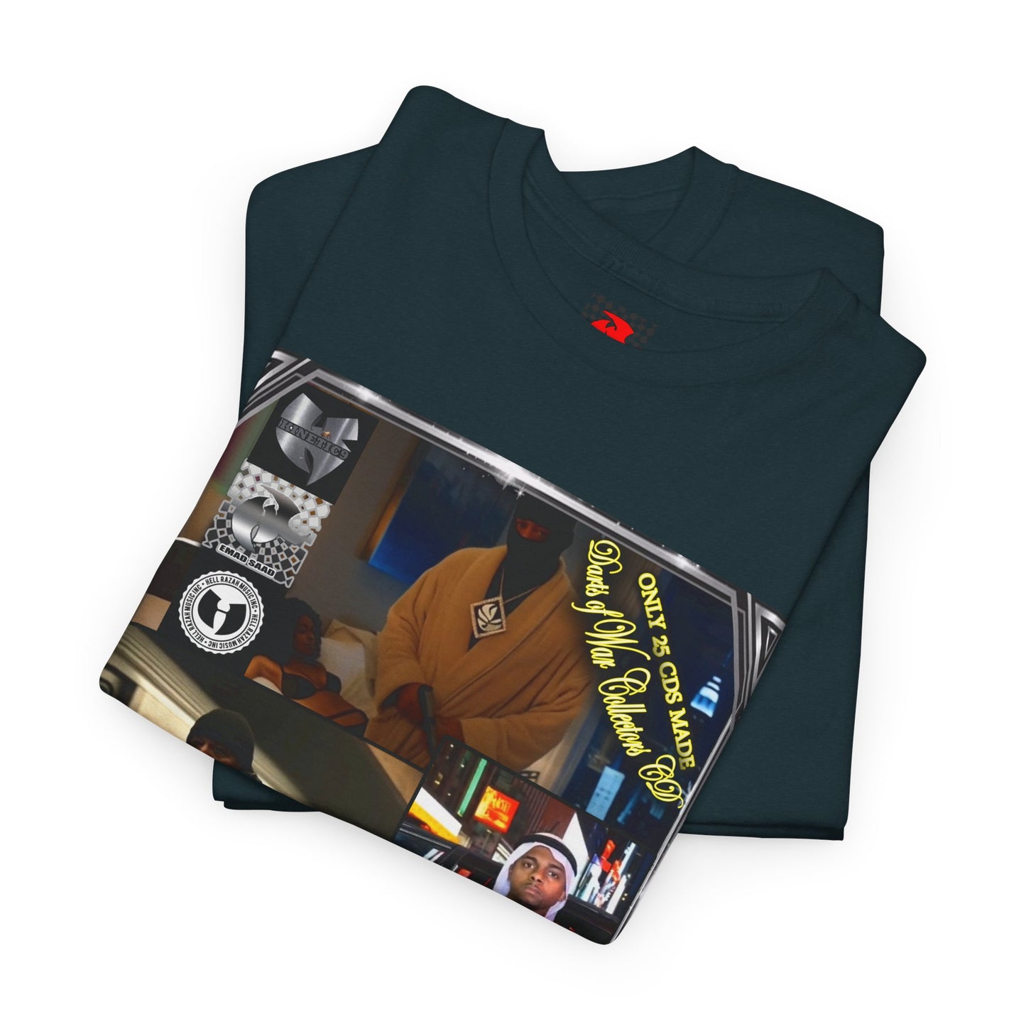 Swiss Cheese Darts of War 3 , Unisex Cotton T-Shirt, Hell Razah , Kinetic 9