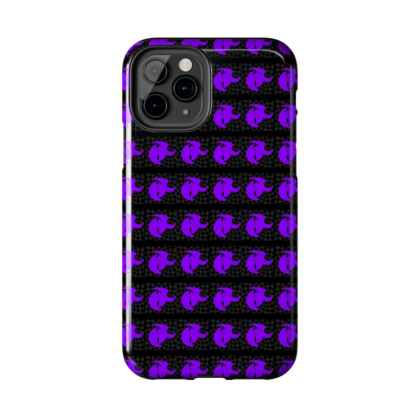 HK Logo Bold Purple Graphic Tough Phone Cases - Durable Protection for Every Style
