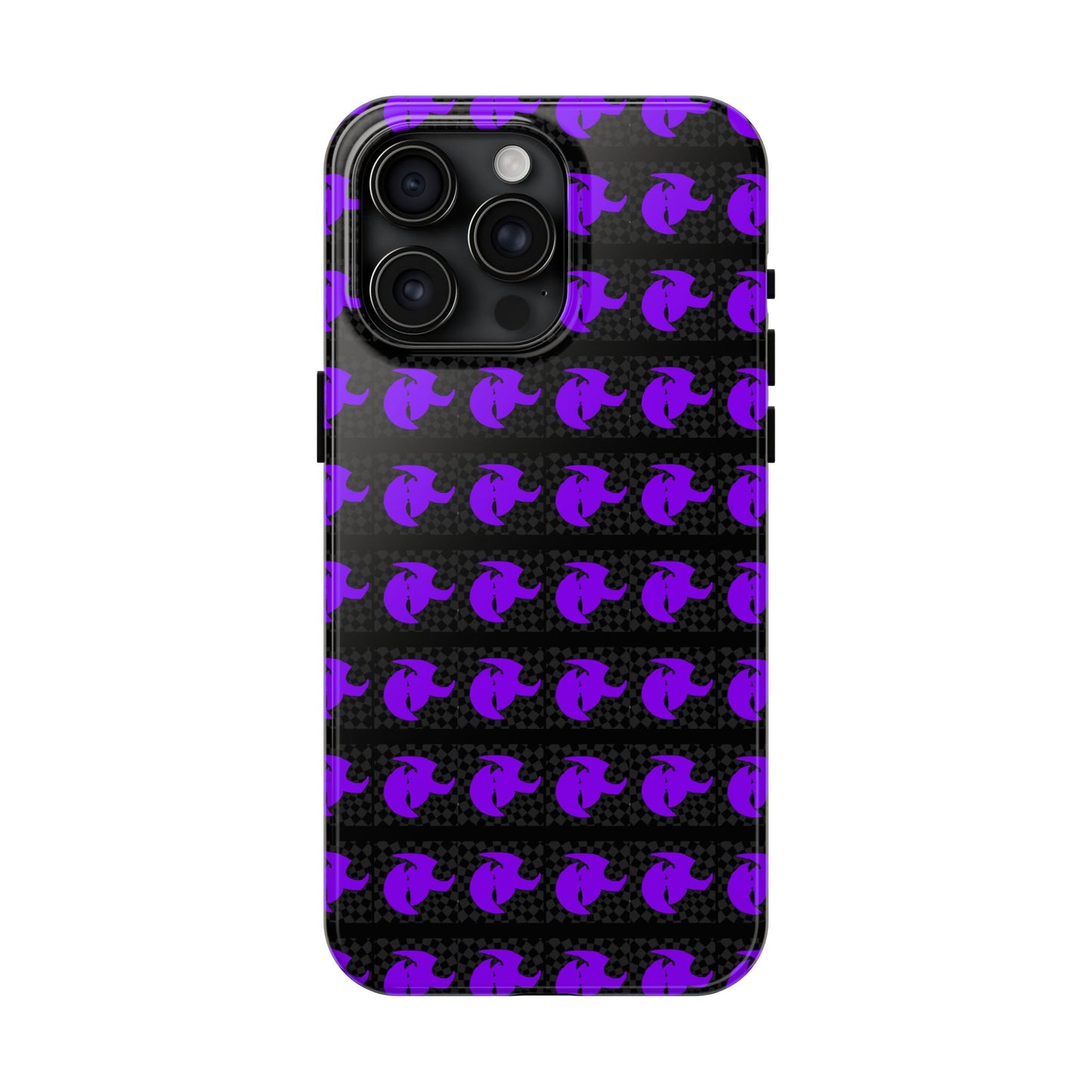 HK Logo Bold Purple Graphic Tough Phone Cases - Durable Protection for Every Style