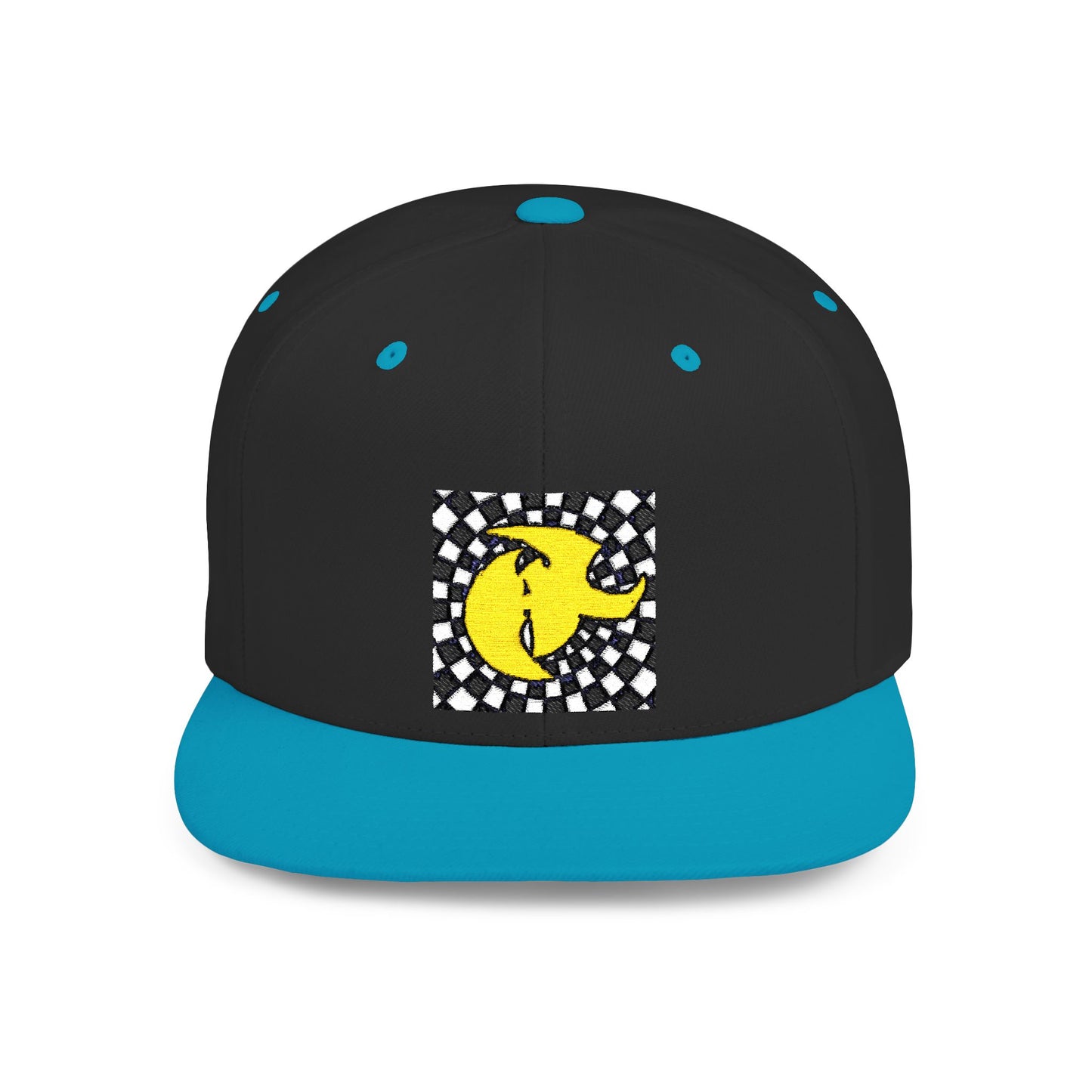 HK Logo Flat Bill Snapback Hat