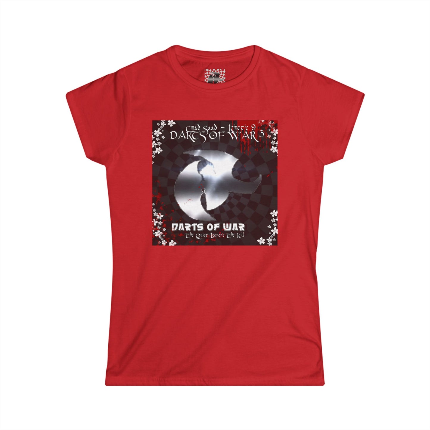 Darts of War 3 Graphic Tee — Women's Dartboard Battle Shirt