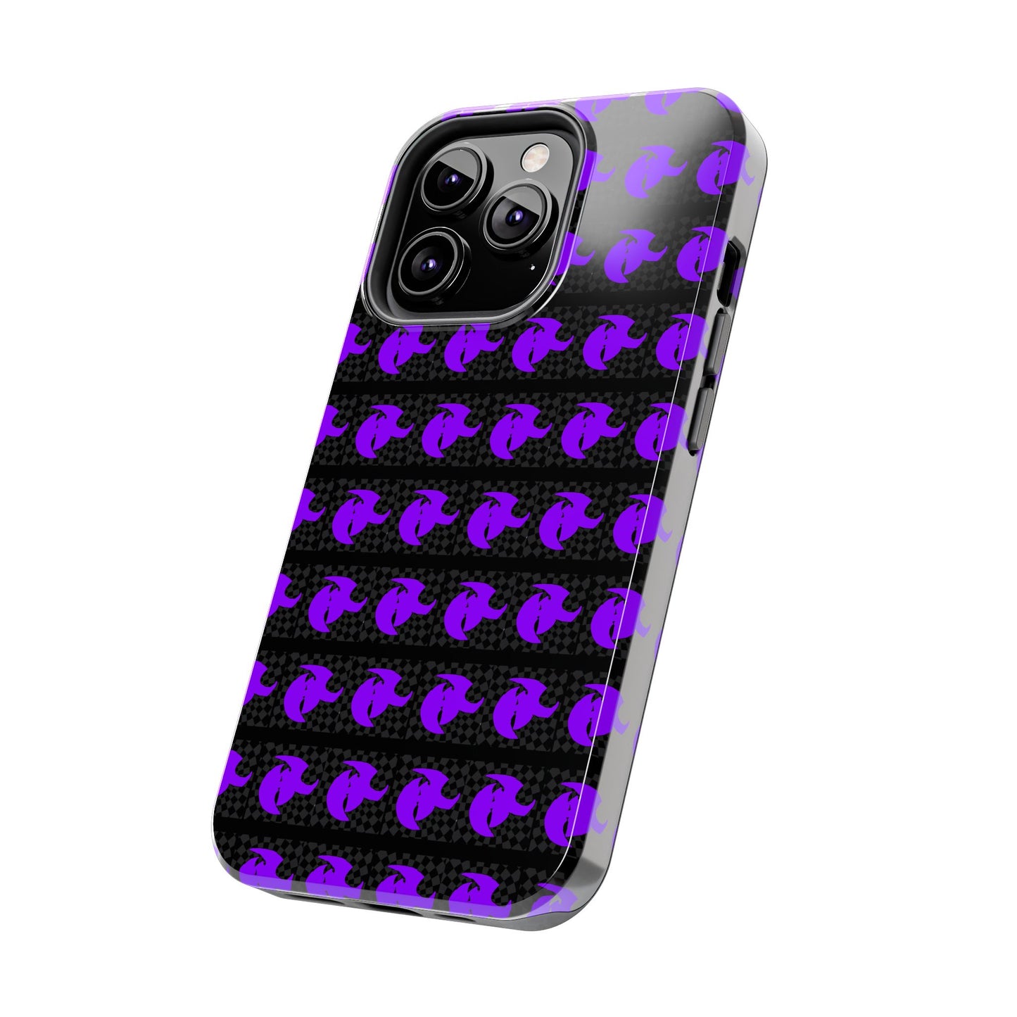 HK Logo Bold Purple Graphic Tough Phone Cases - Durable Protection for Every Style