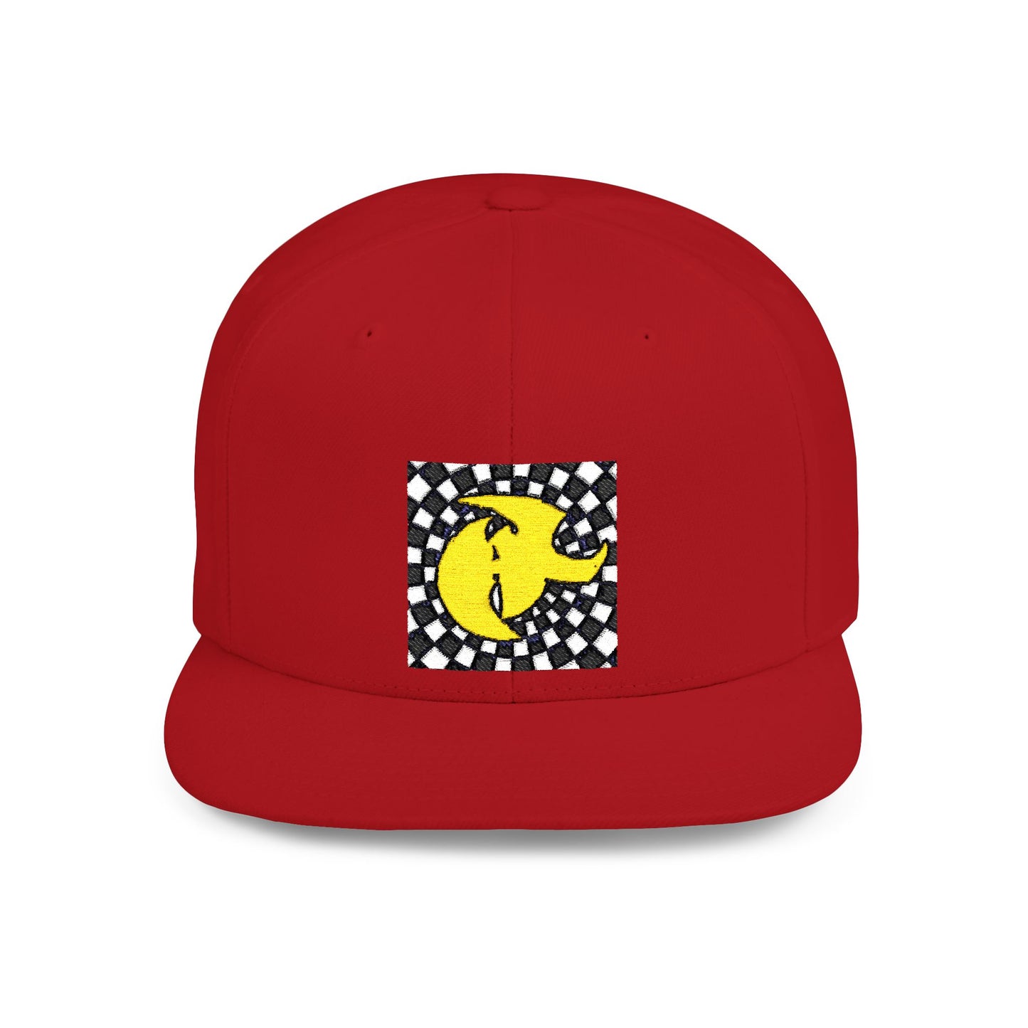 HK Logo Flat Bill Snapback Hat