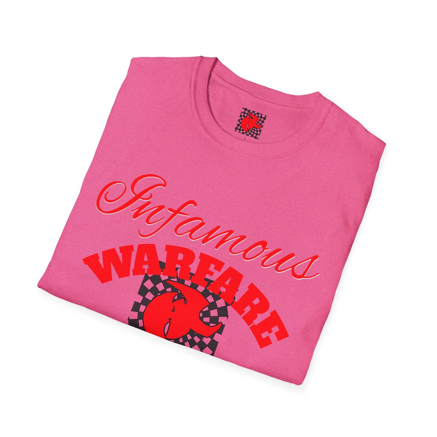 Infamous Warfare Graphic Tee | Unisex Softstyle T-Shirt , Casual Wear, Apparel, Streetwear