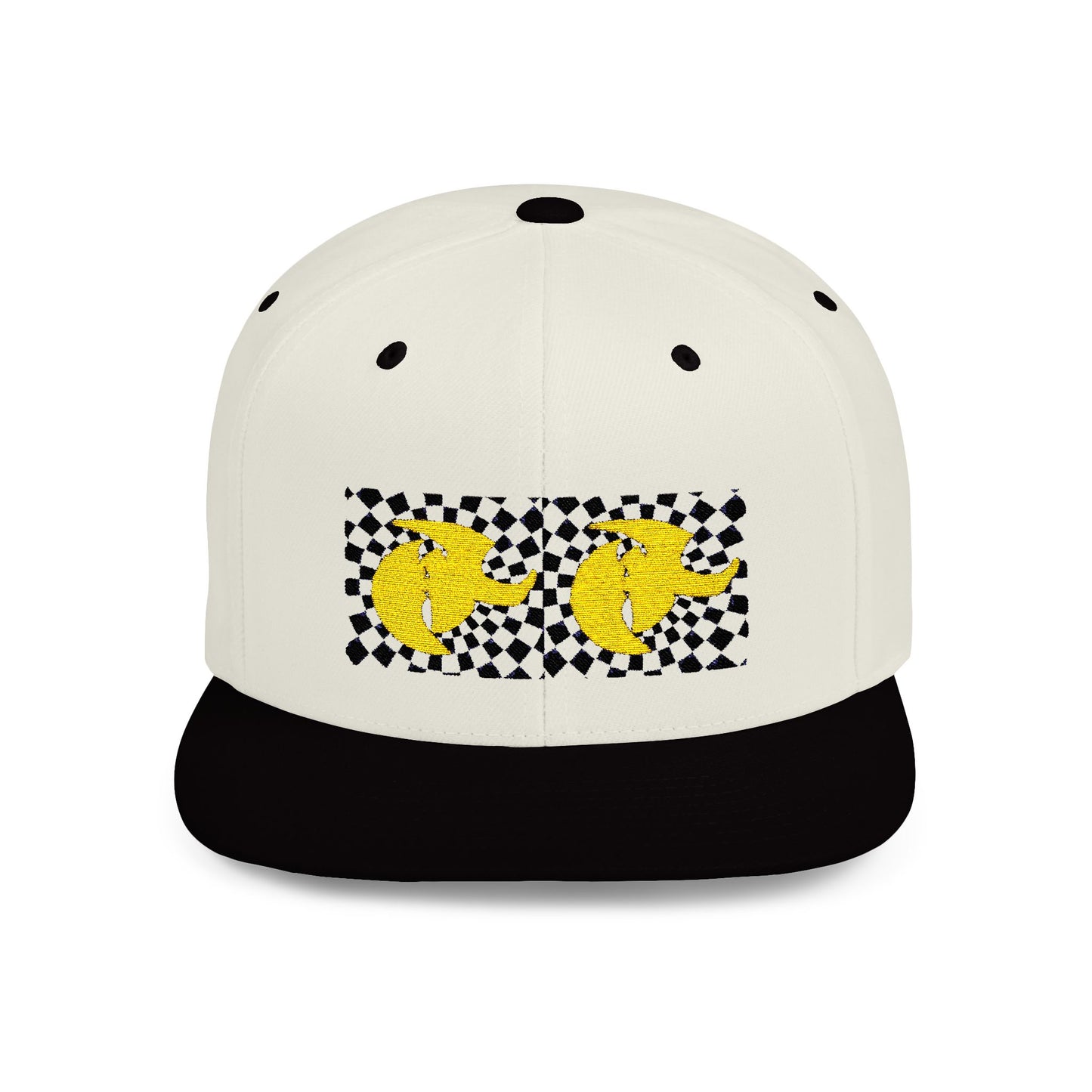 HK logo Checkerboard Snapback Cap Choose any color
