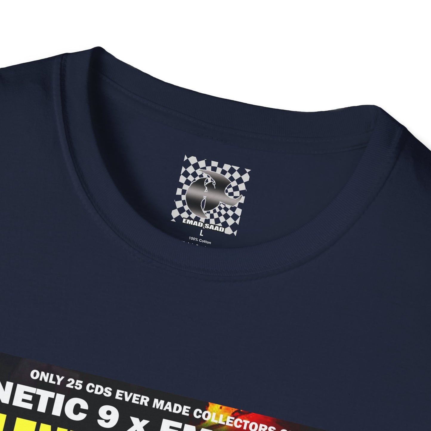Silent Assassins Graphic T‑Shirt – Kinetic 9  x Emad Saad Album Art Tee
