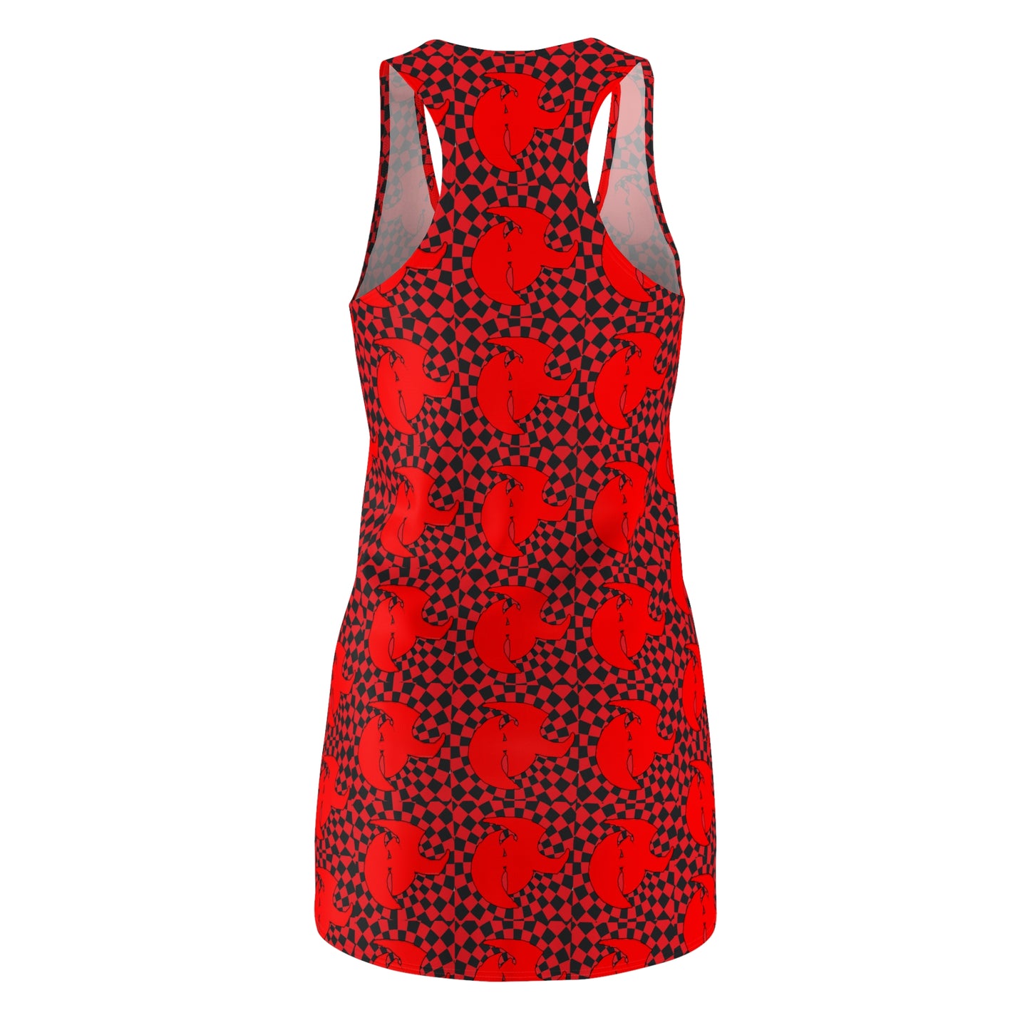 Emad Saad Hk Red  Racerback Dress - Perfect for Summer Fun & Casual Outings