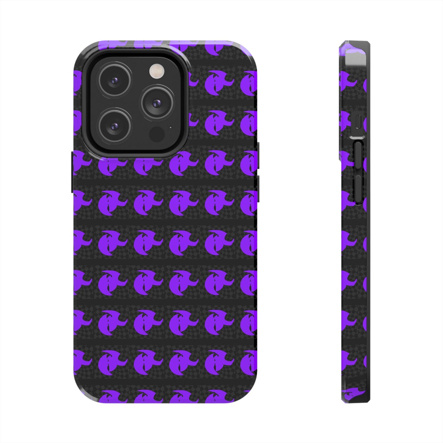 HK Logo Bold Purple Graphic Tough Phone Cases - Durable Protection for Every Style