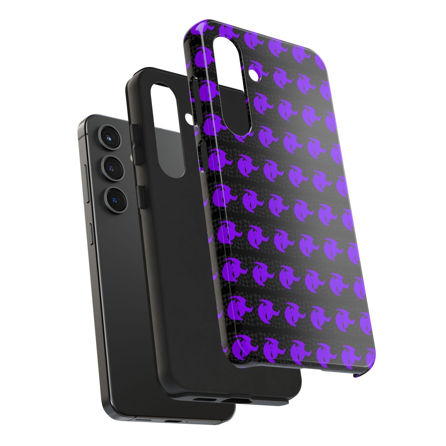 HK Logo Bold Purple Graphic Tough Phone Cases - Durable Protection for Every Style