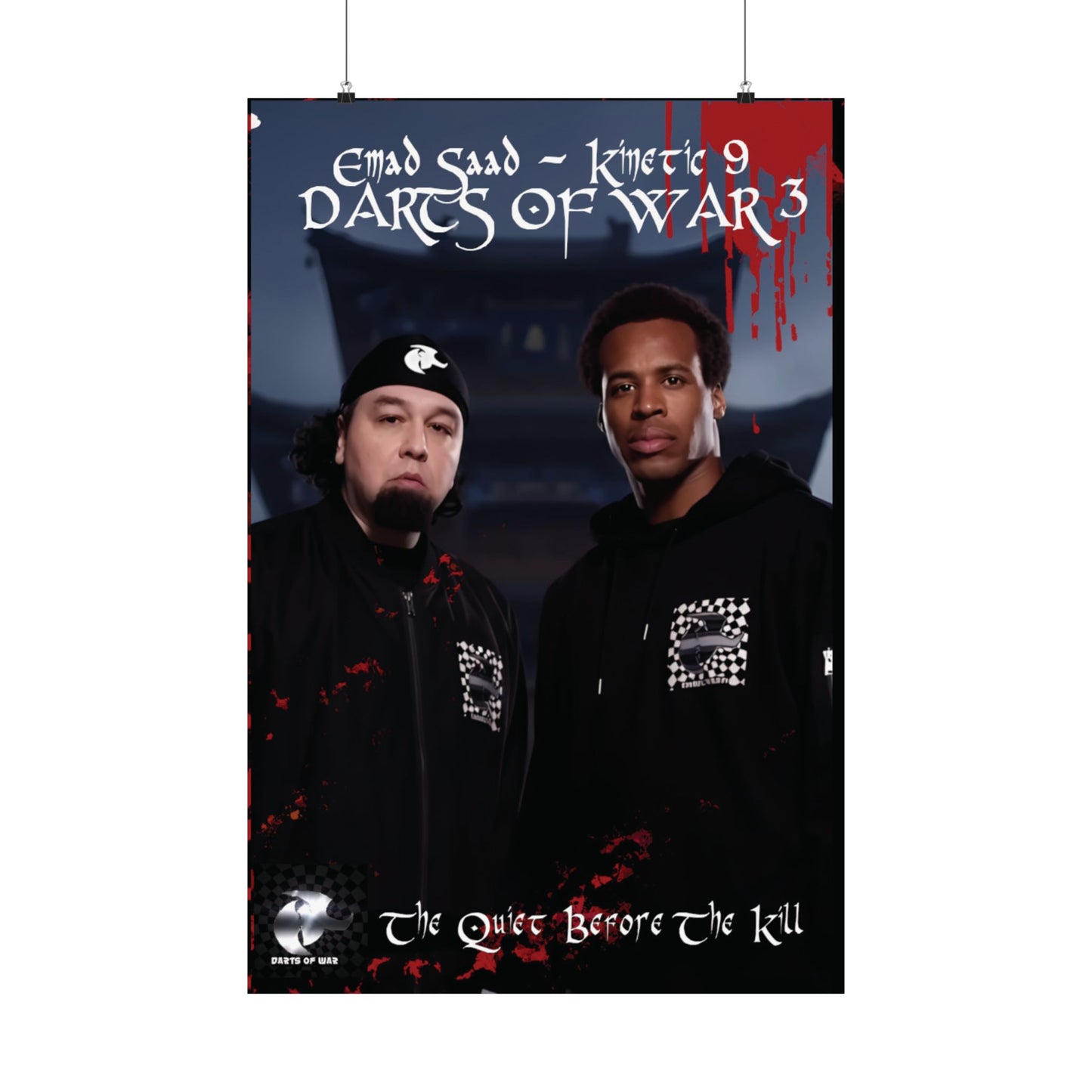 Darts of War 3  Vertical Poster — Darts of War 3 Album Cover (Emad Saad & Kinetic 9)