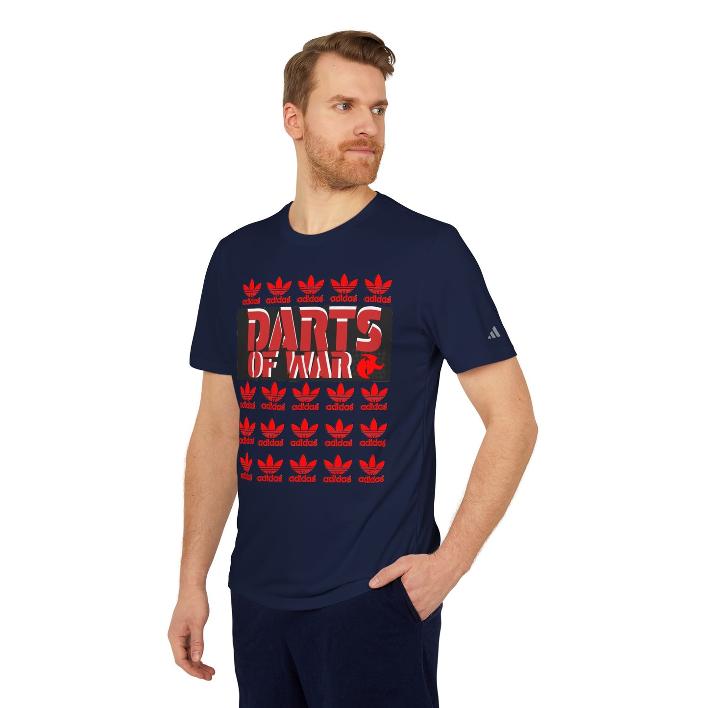 Adidas Darts of War Tee Shirt , Casual Style, Streetwear
