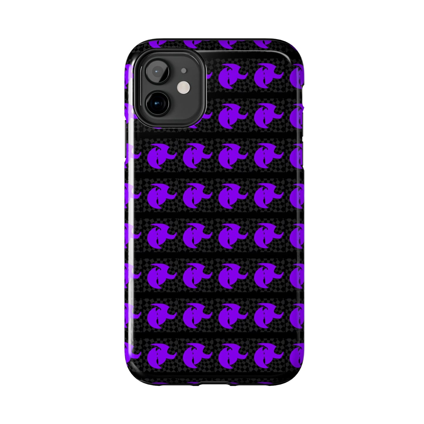 HK Logo Bold Purple Graphic Tough Phone Cases - Durable Protection for Every Style