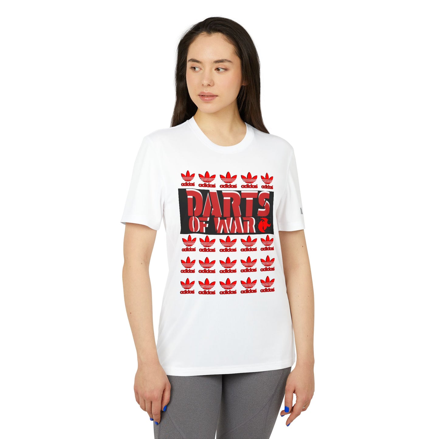 Adidas Darts of War Tee Shirt , Casual Style, Streetwear