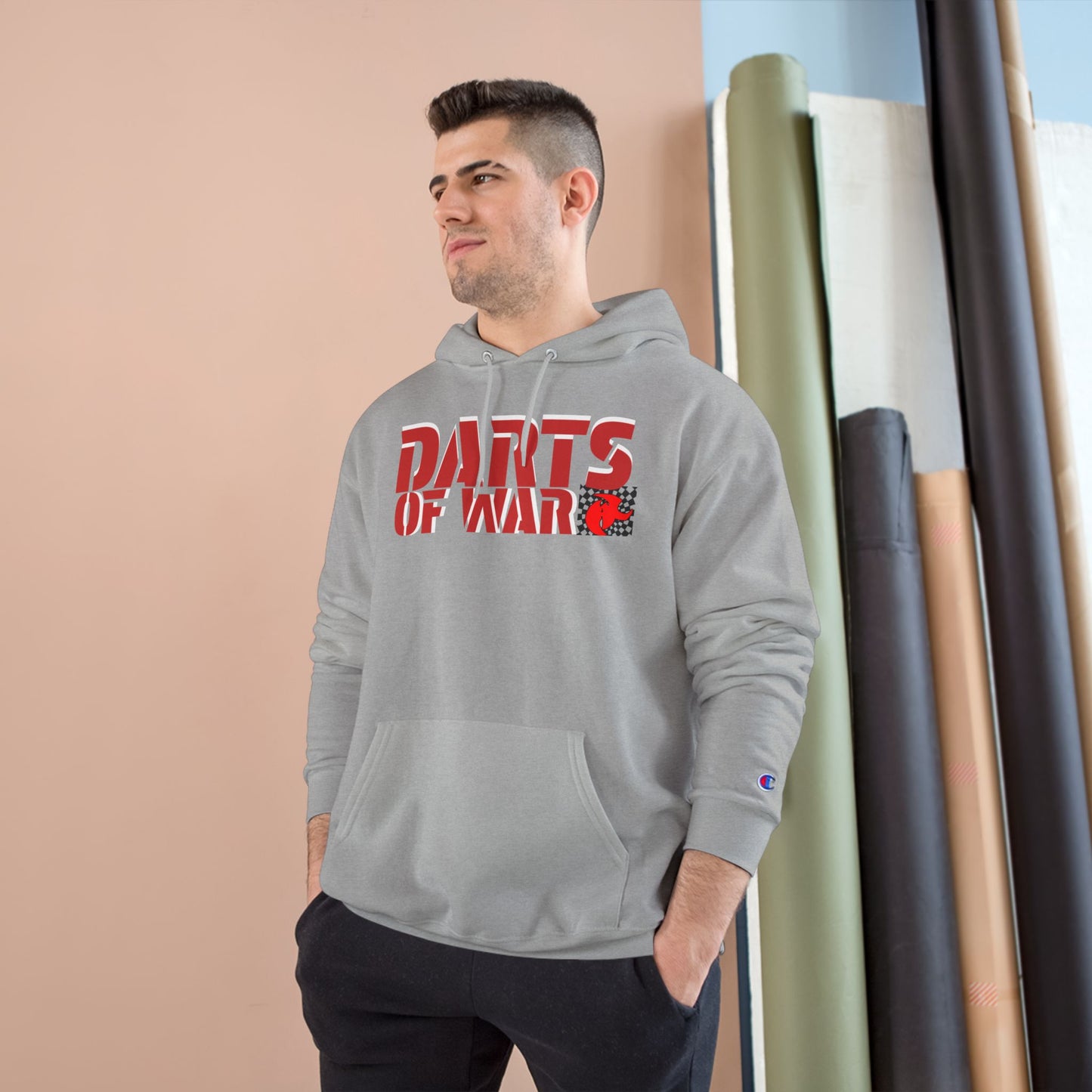 Champion Darts of War Hoodie - Cozy Champion Sweatshirt for Game Night, Dart Lovers, Casual Wear, Gift for Him, Sports Apparel
