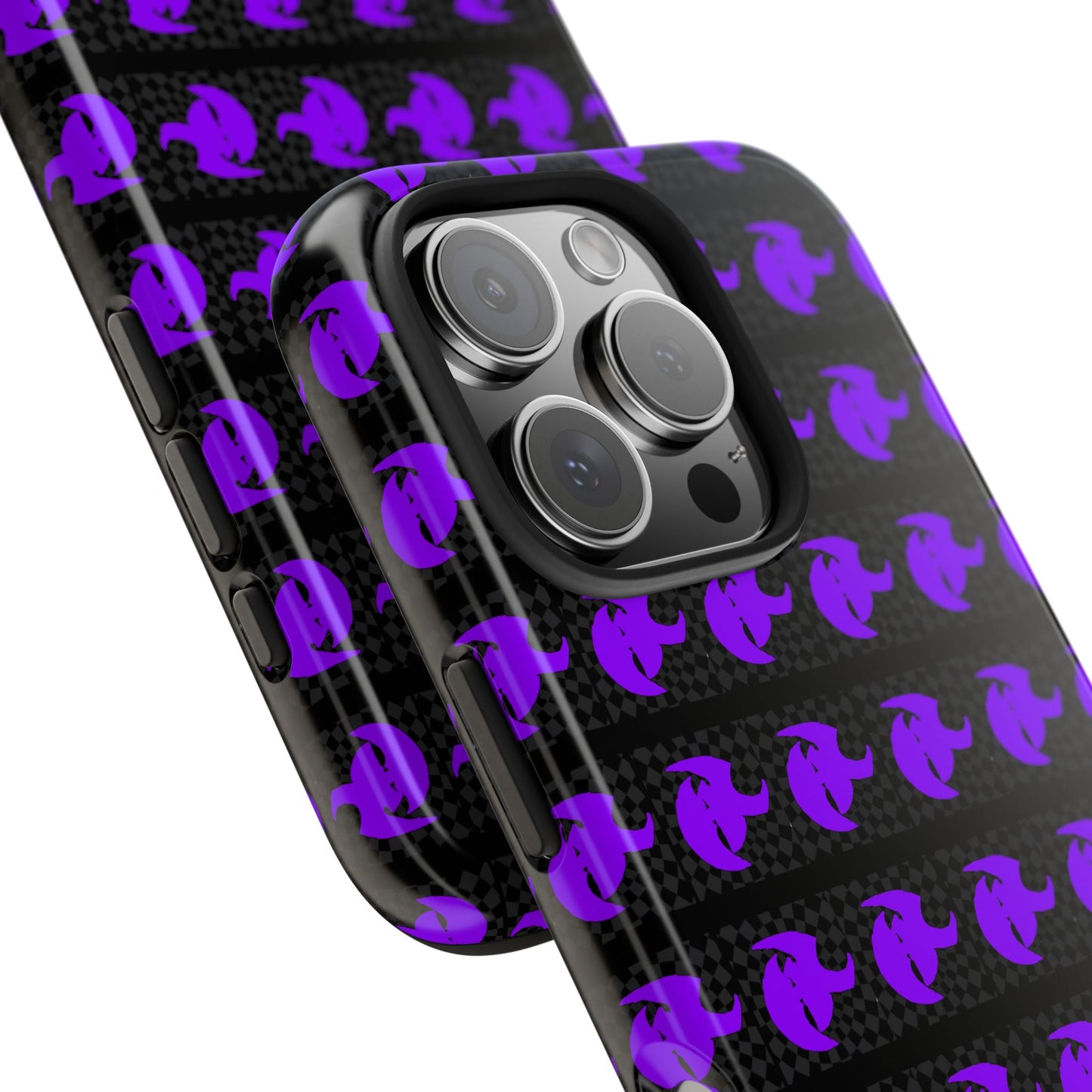 HK Logo Bold Purple Graphic Tough Phone Cases - Durable Protection for Every Style