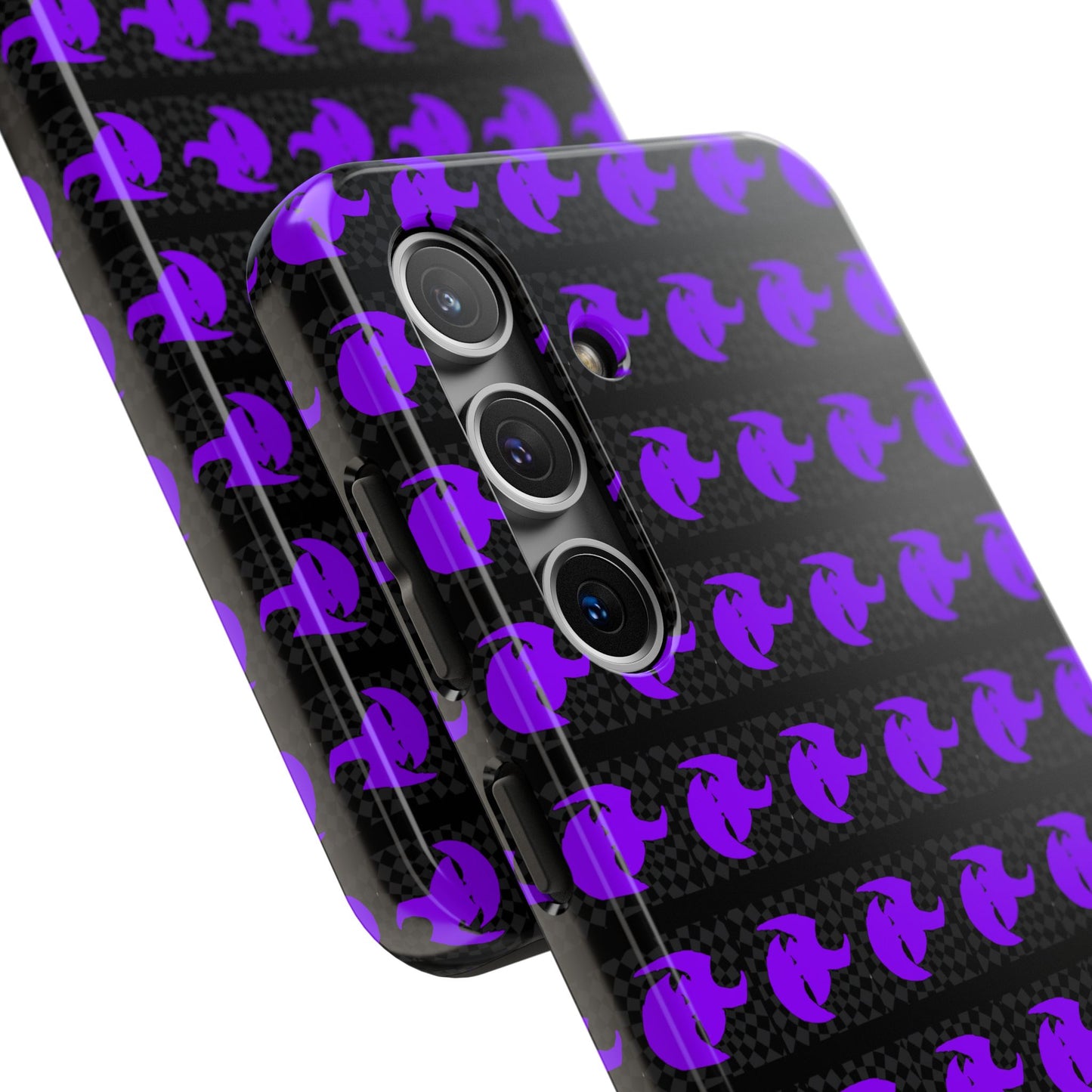 HK Logo Bold Purple Graphic Tough Phone Cases - Durable Protection for Every Style