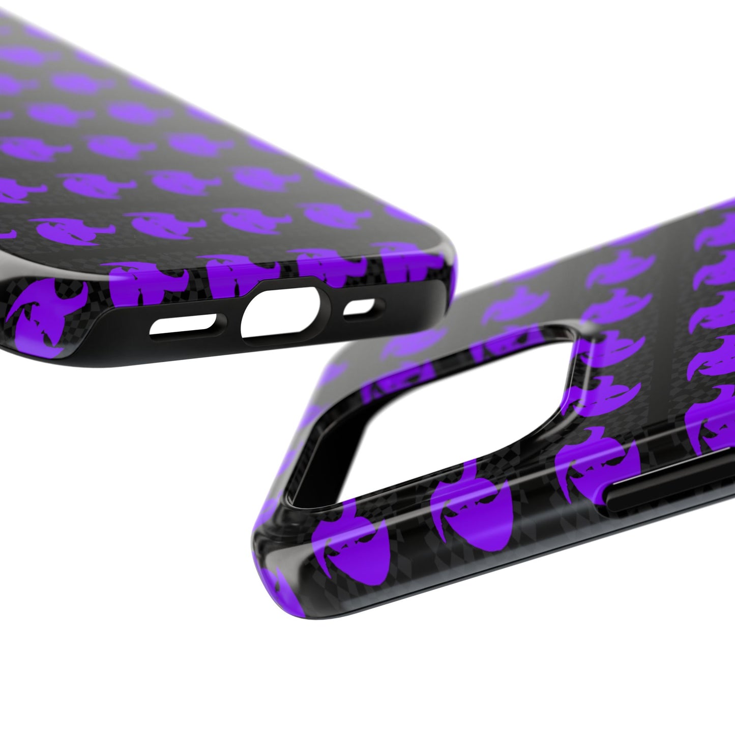 HK Logo Bold Purple Graphic Tough Phone Cases - Durable Protection for Every Style