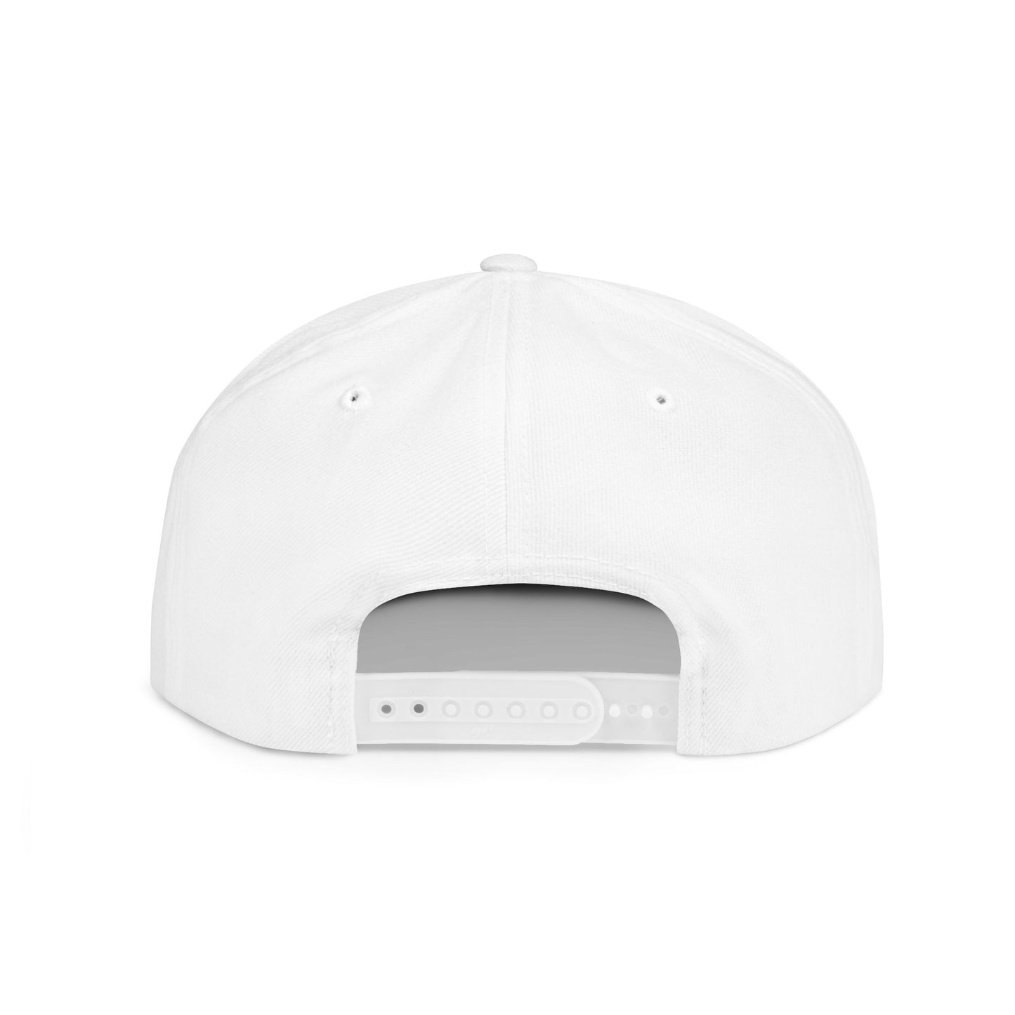 HK Logo Retro Checkerboard Flat Bill Snapback Hat