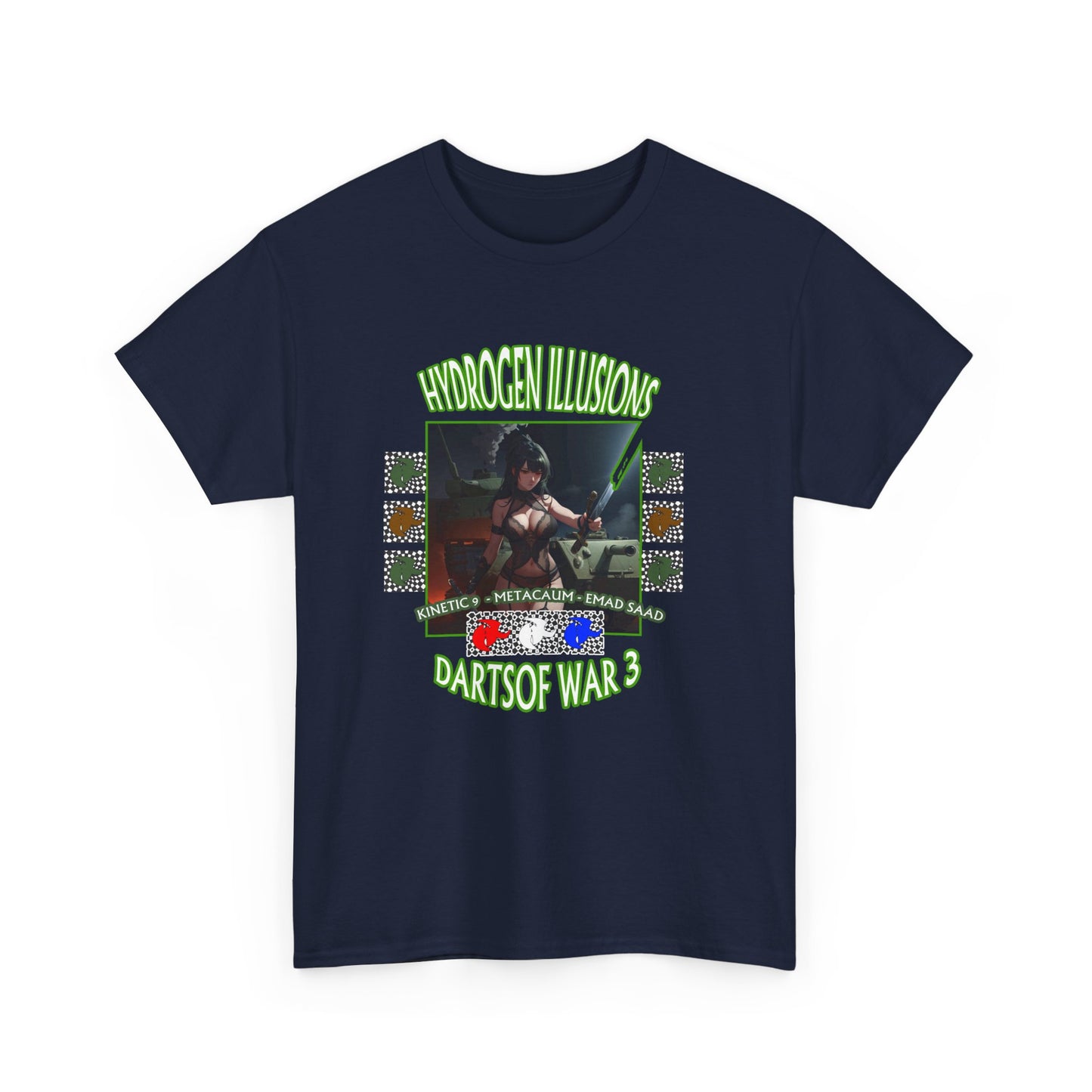 Hydrogen Illusions Unisex Heavy Cotton Tee - Choose any color