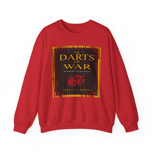 Darts of War Crew-neck Basic Sweatshirt | Unisex Heavy Blend for Strategy Lovers