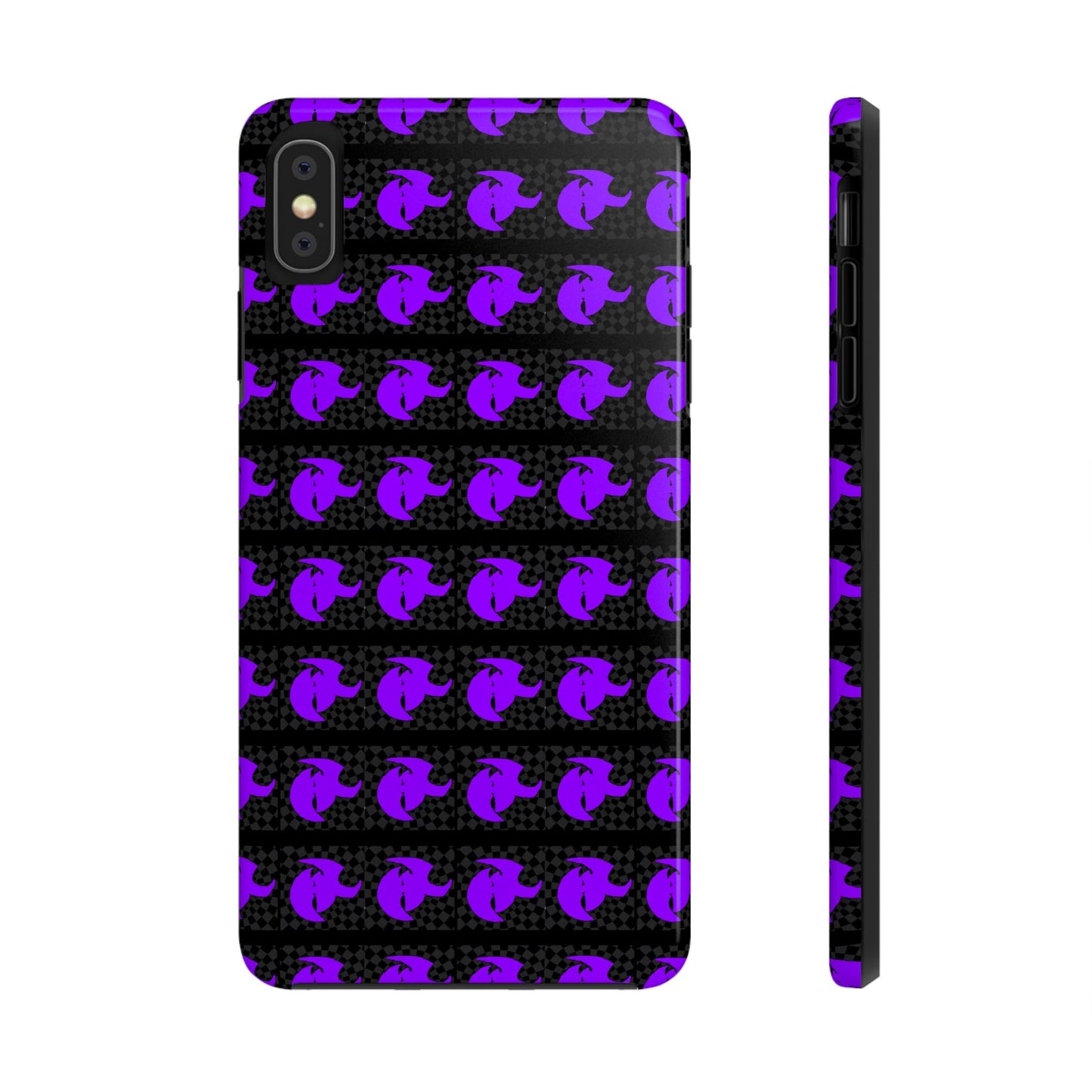 HK Logo Bold Purple Graphic Tough Phone Cases - Durable Protection for Every Style