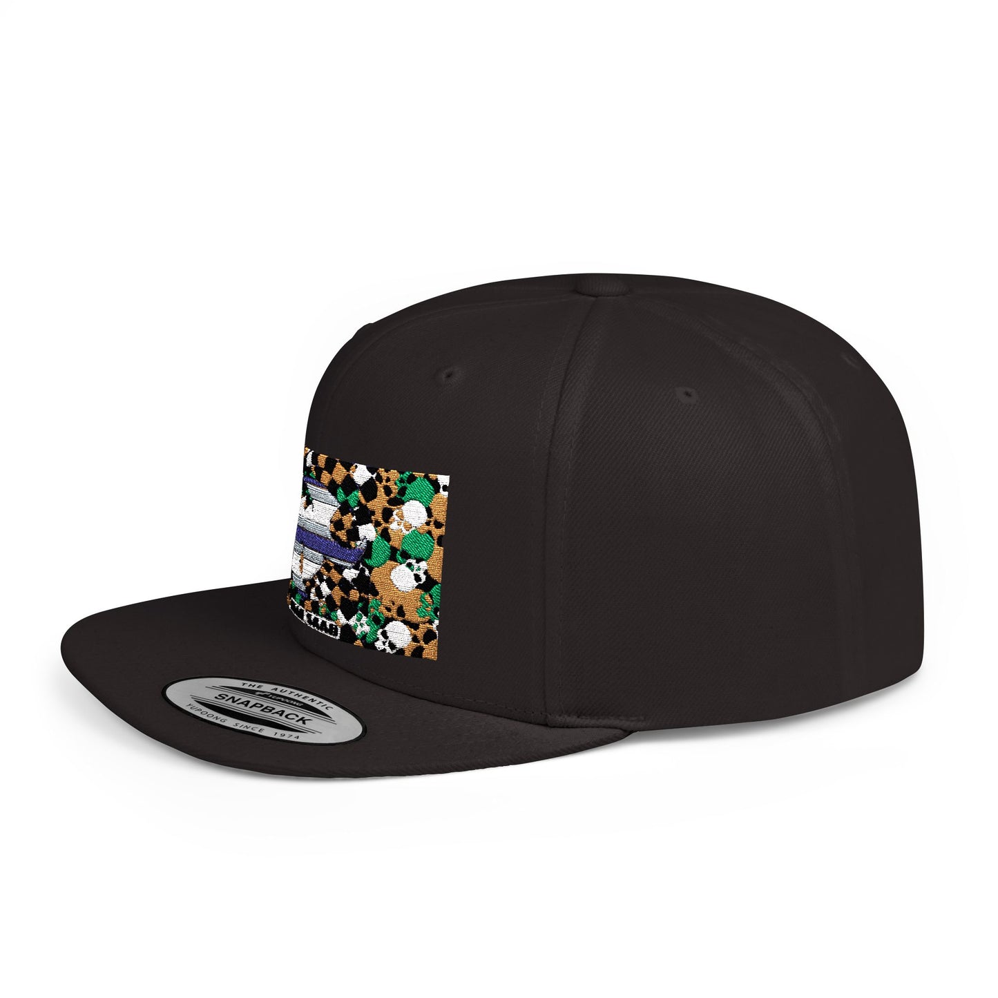 Flat Bill Snapback Hat | Emad Saad hk Design