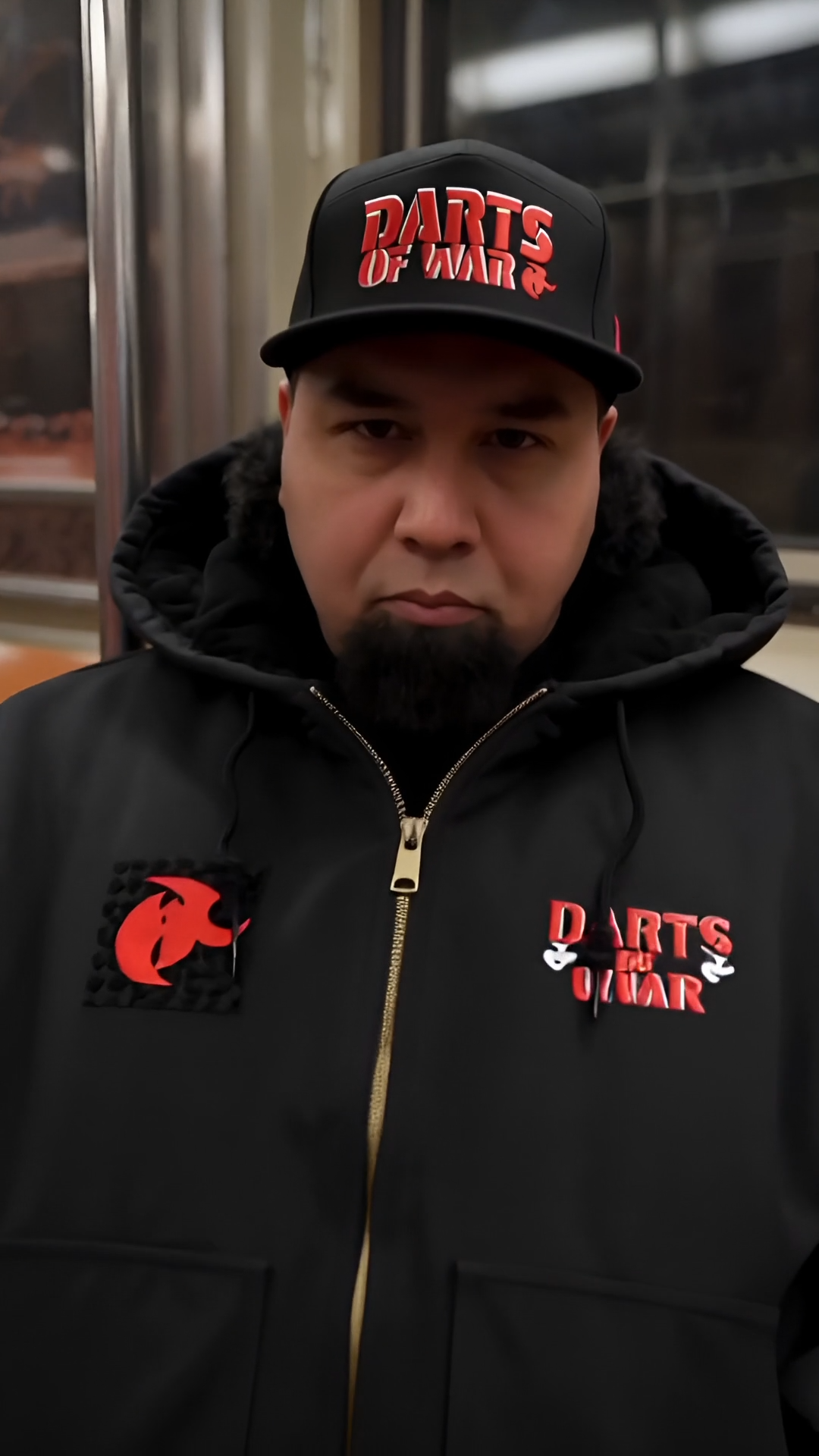 Darts of War CornerStone® Men's Duck Cloth Hooded Work Jacket (Embroidery)