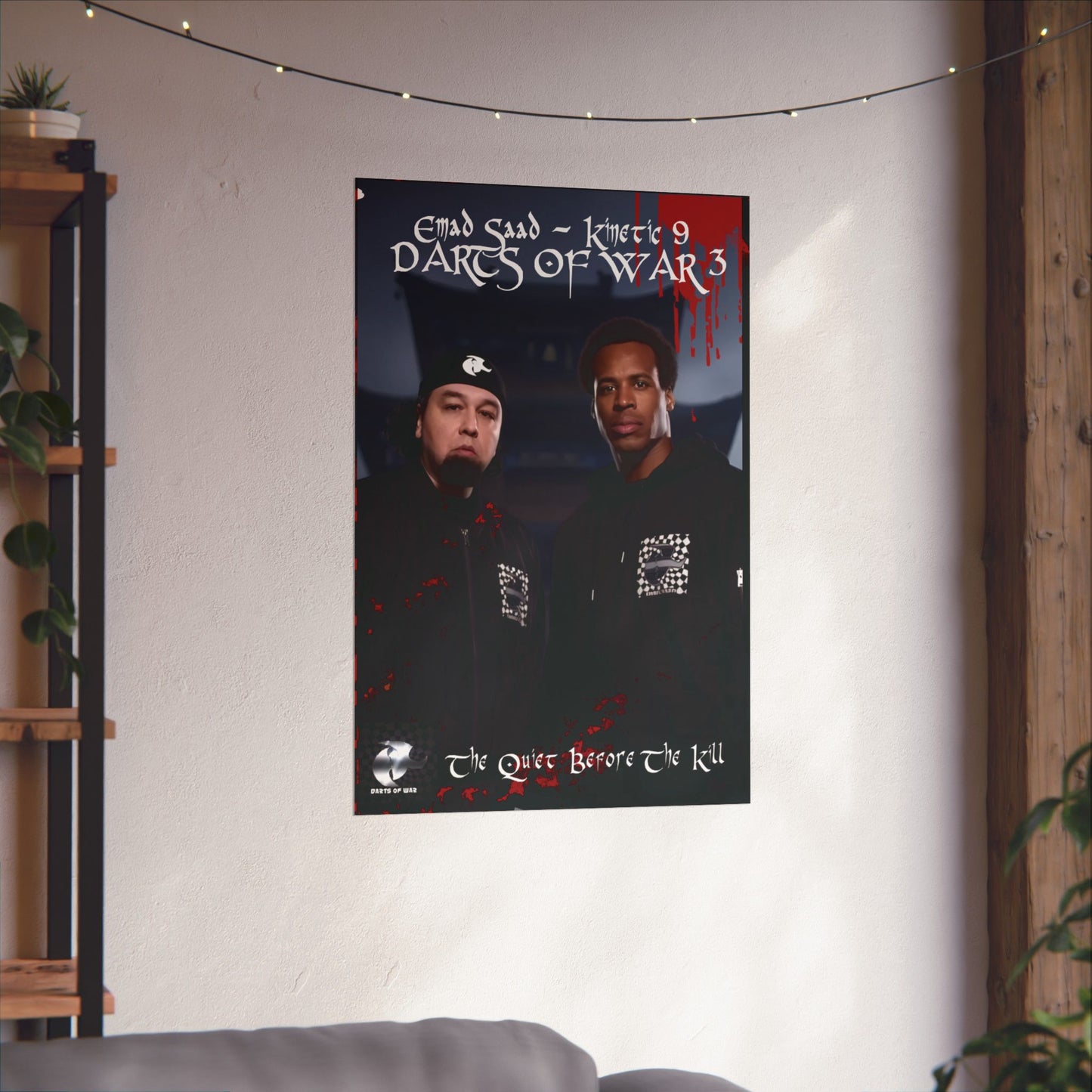 Darts of War 3  Vertical Poster — Darts of War 3 Album Cover (Emad Saad & Kinetic 9)