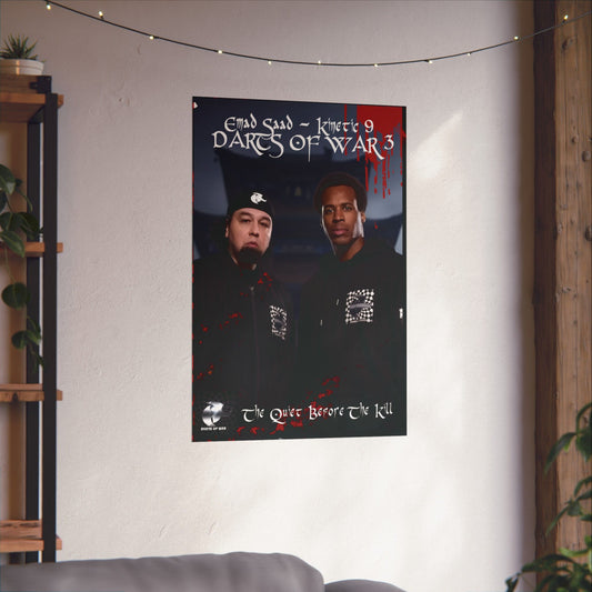 Darts of War 3  Vertical Poster — Darts of War 3 Album Cover (Emad Saad & Kinetic 9)