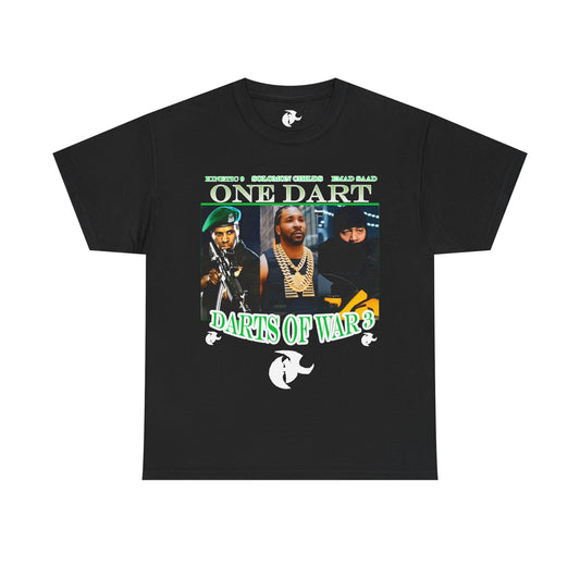 One Dart Unisex Heavy Cotton Tee - Unique Graphic T-Shirt for Music Lovers