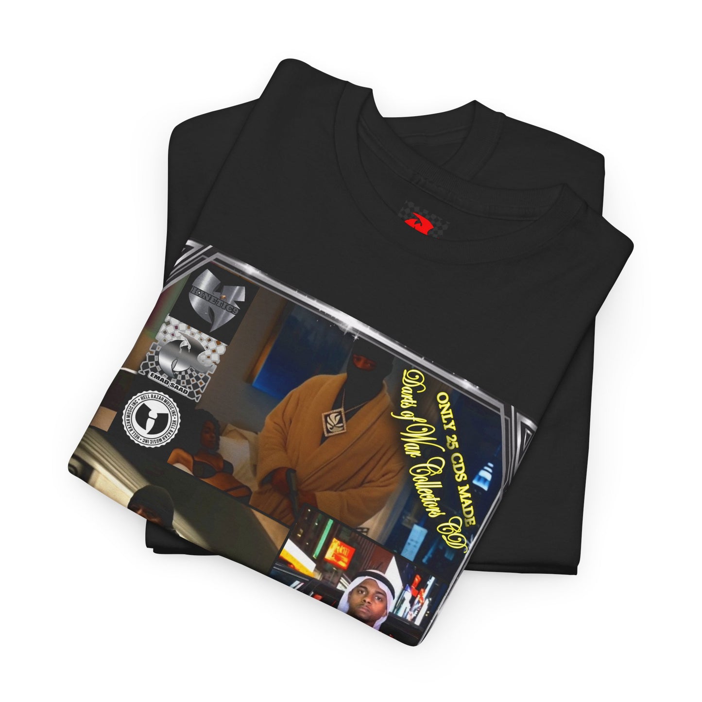 Swiss Cheese Darts of War 3 , Unisex Cotton T-Shirt, Hell Razah , Kinetic 9