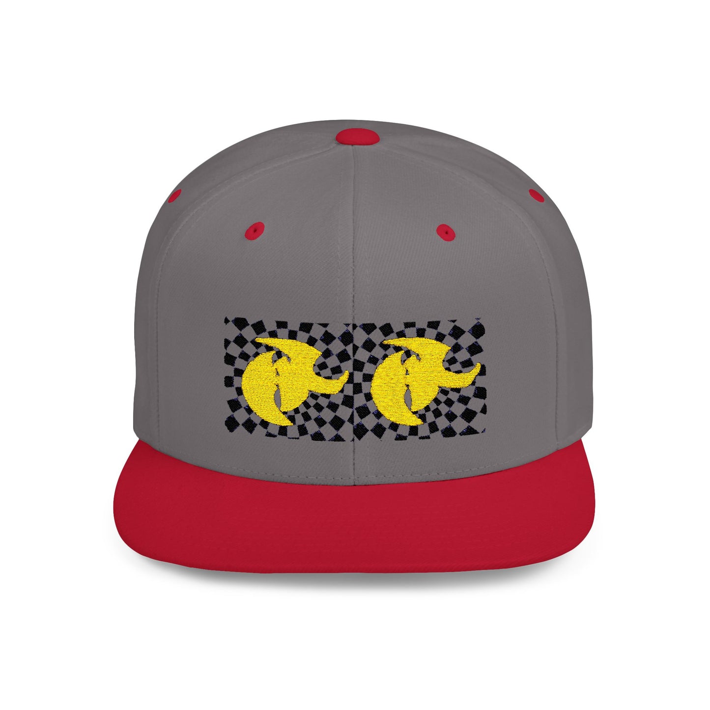 HK logo Checkerboard Snapback Cap Choose any color