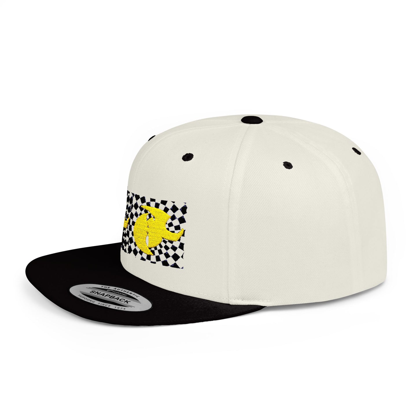 HK logo Checkerboard Snapback Cap Choose any color